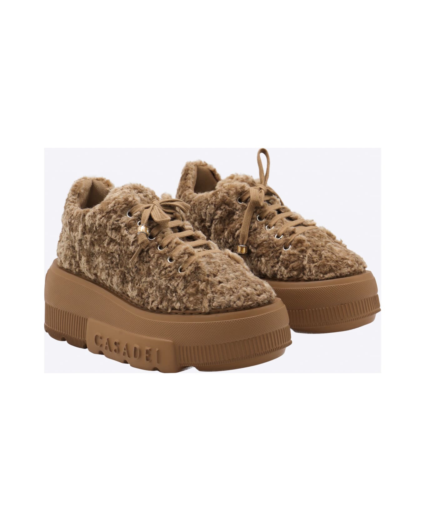 Casadei Camel Sneakers - Brown
