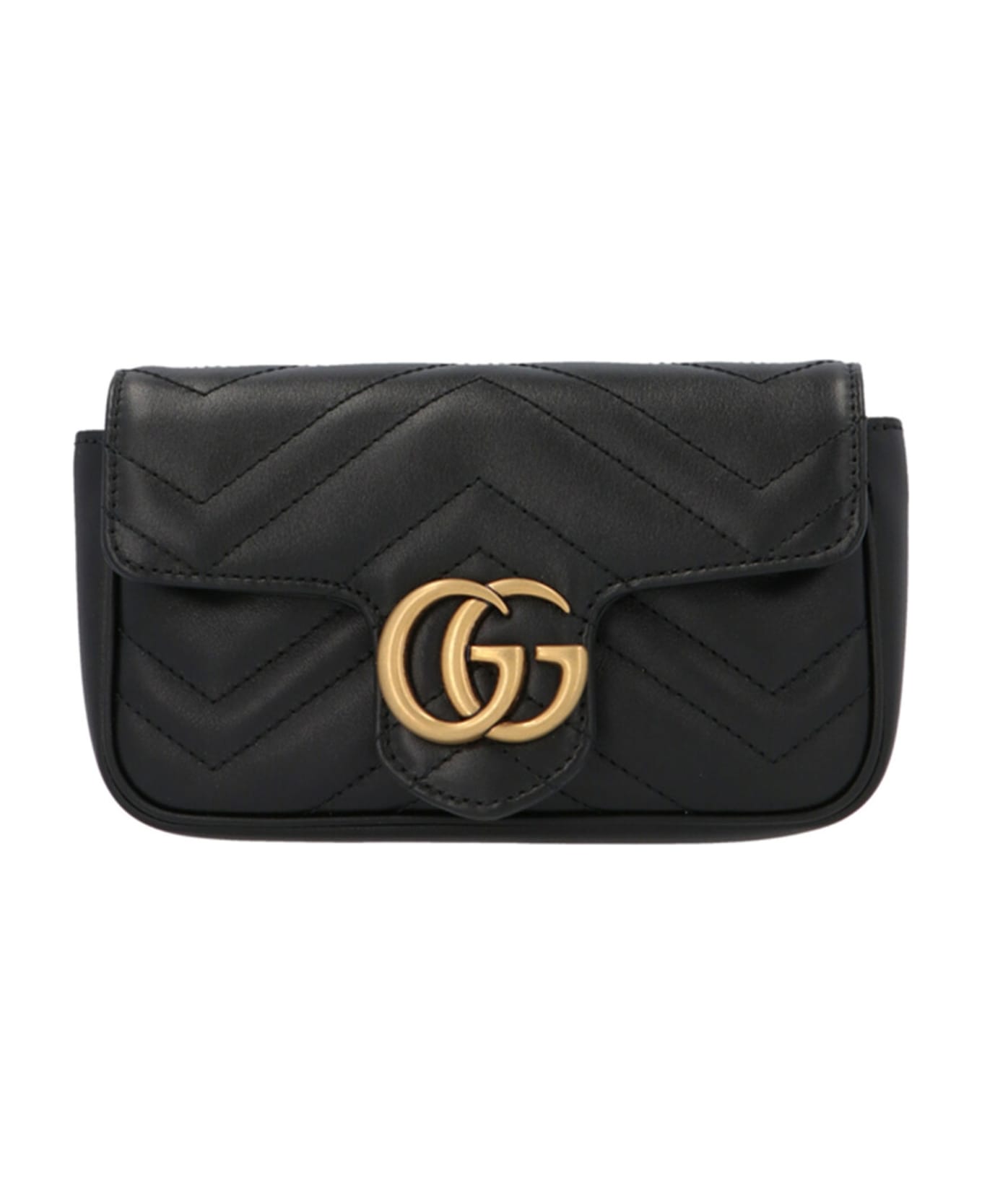 Gucci 
gg Marmont Mini
 Crossbody Bag - Black