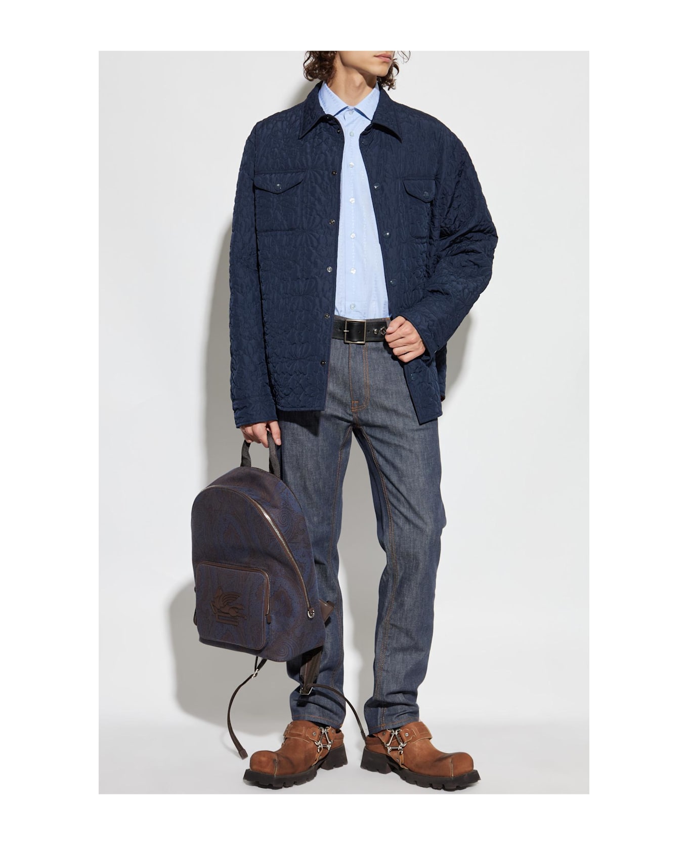 Etro Tapered Leg Jeans - Denim