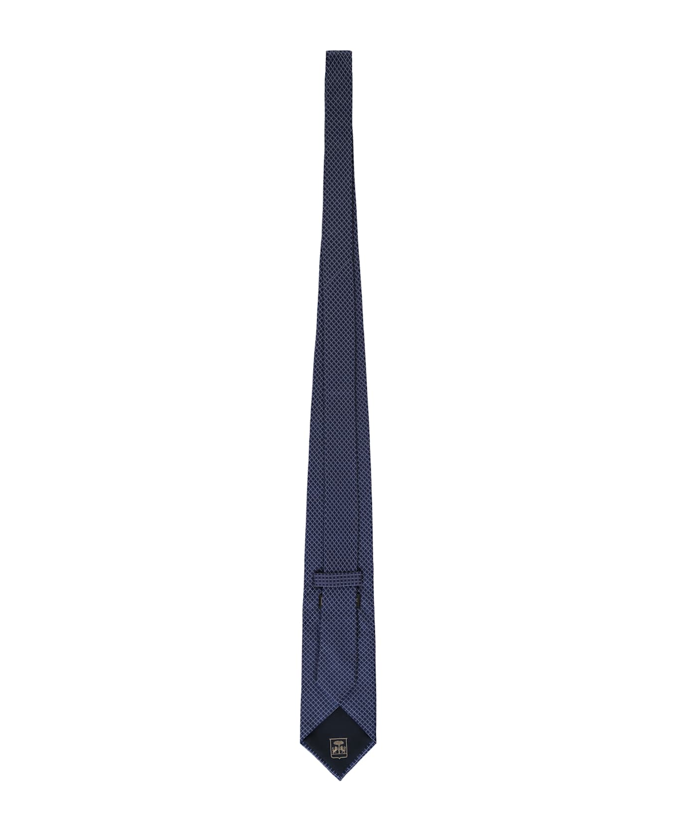 Corneliani Jacquard Silk Tie - blue