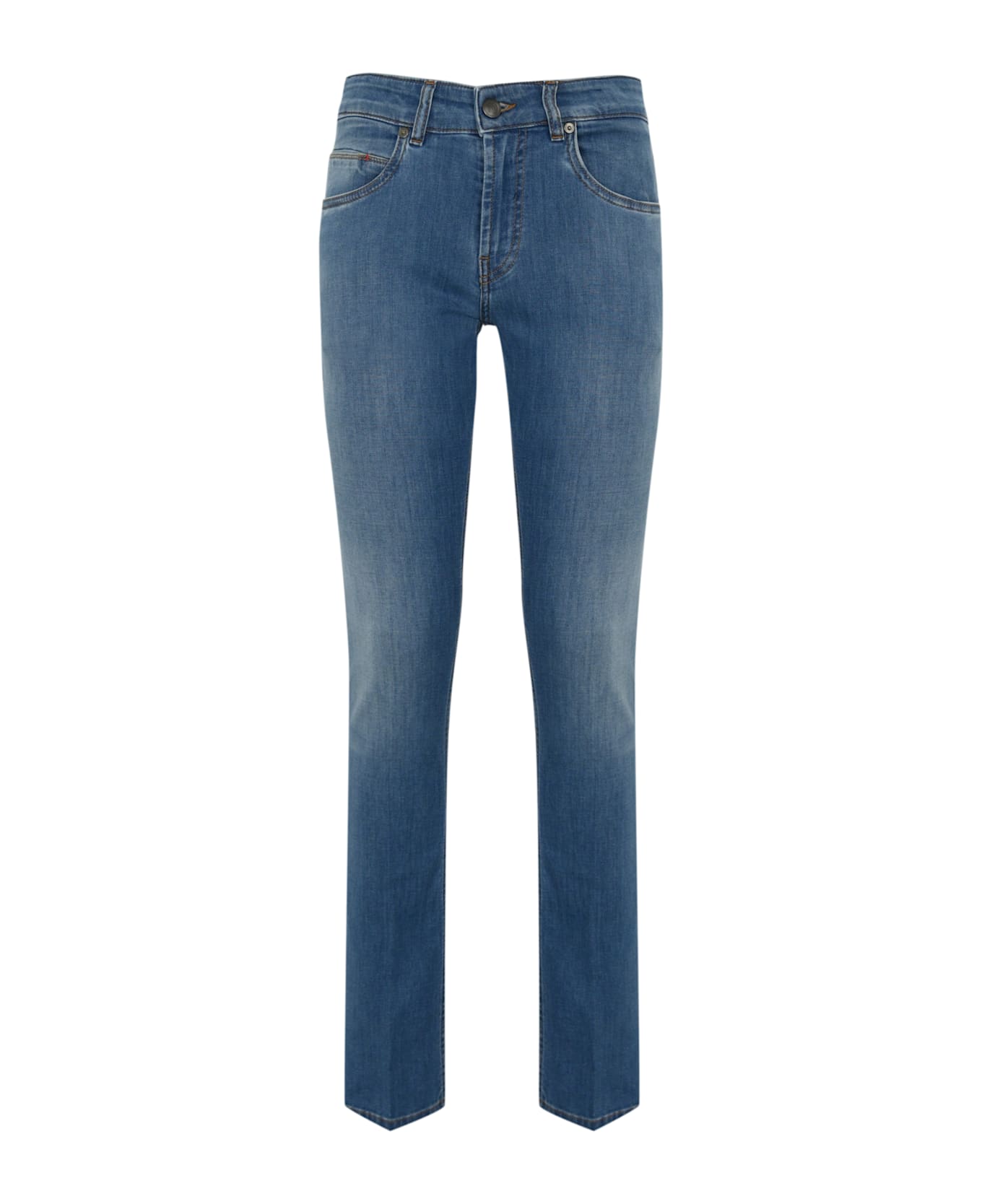 Fay Five-pocket Denim Jeans - Blue