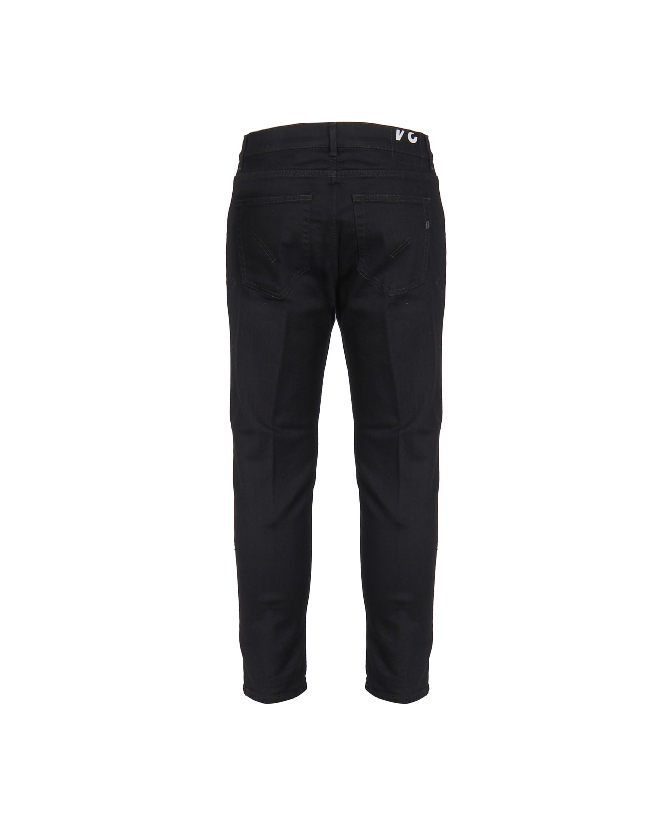 Dondup Alex Super Skinny Jeans In Stretch Denim - Black