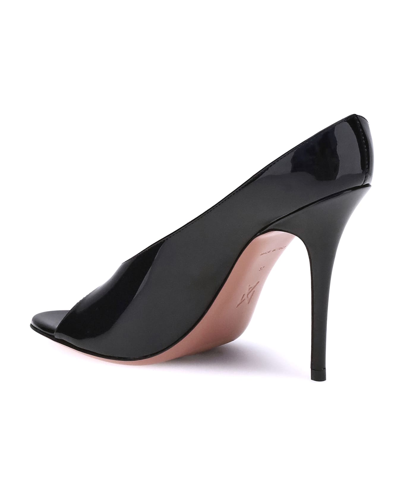 Amina Muaddi Anok Leather Sandals