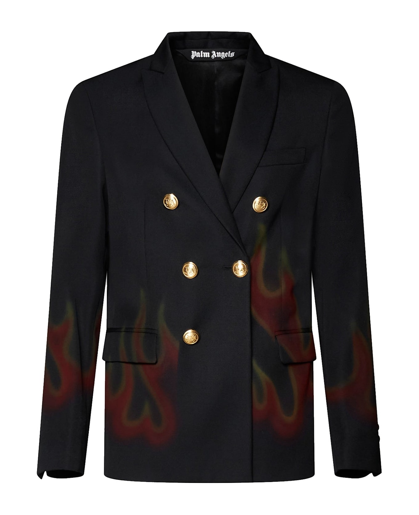 Palm Angels Fire Blazer - Black