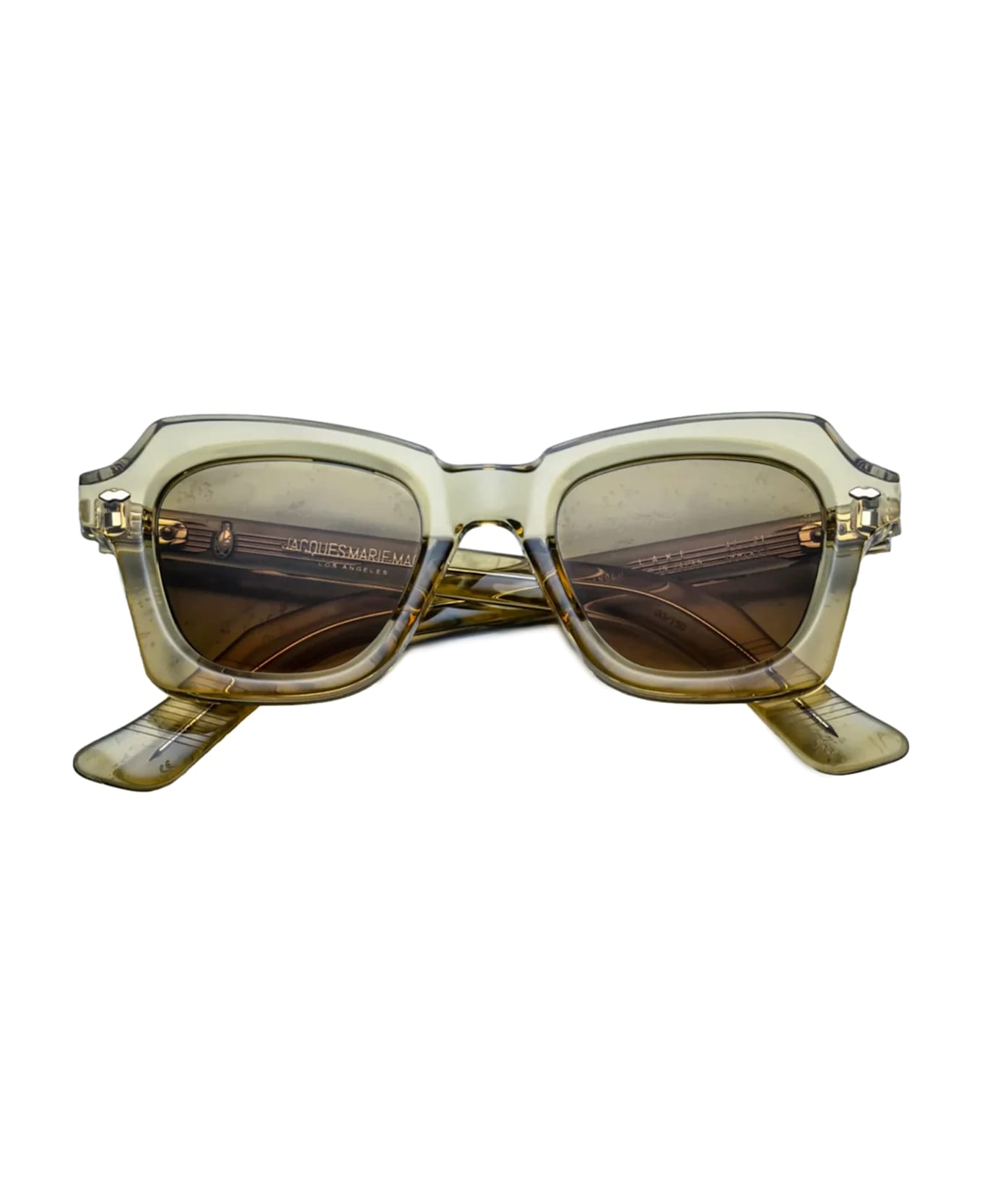 Jacques Marie Mage Lake - Olive Sunglasses - olive green