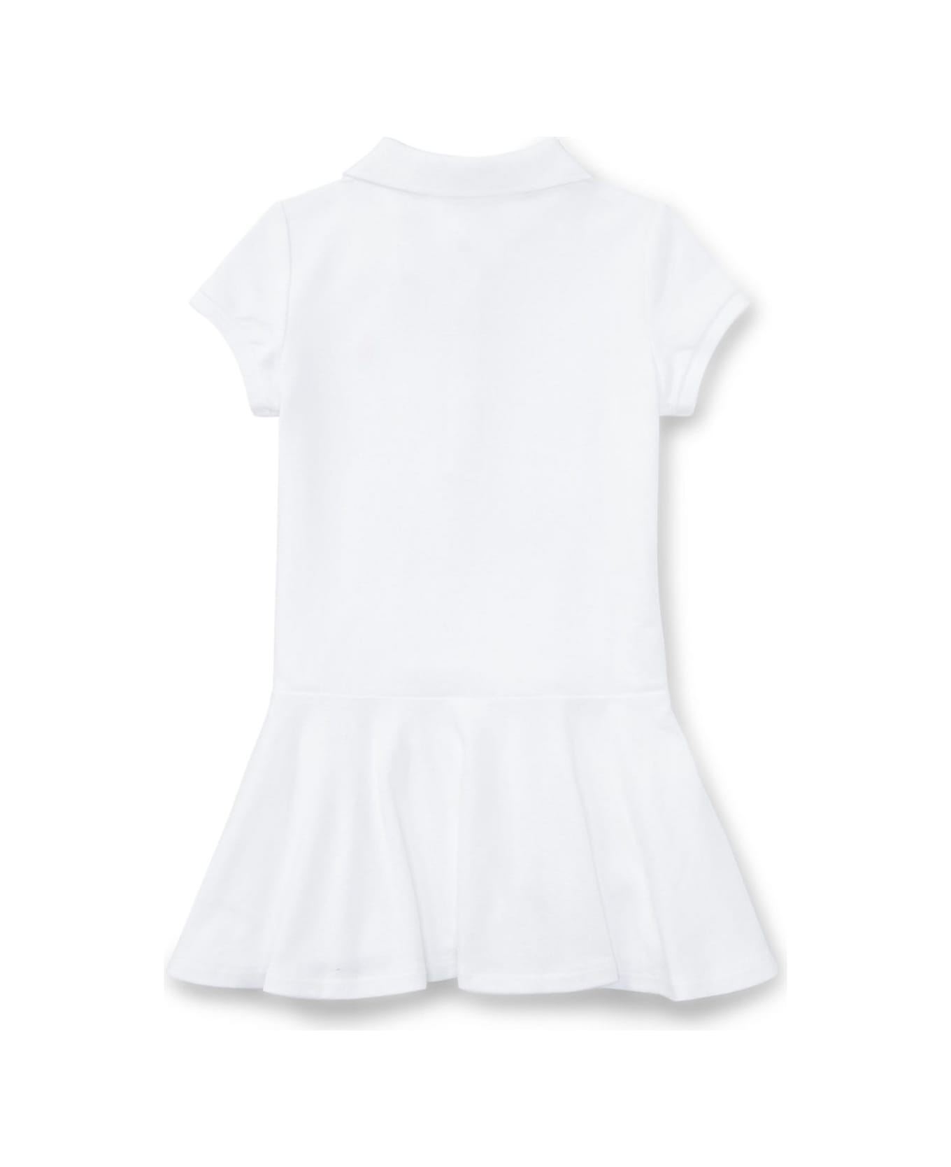 Polo Ralph Lauren Kids Polo Style Dress - White