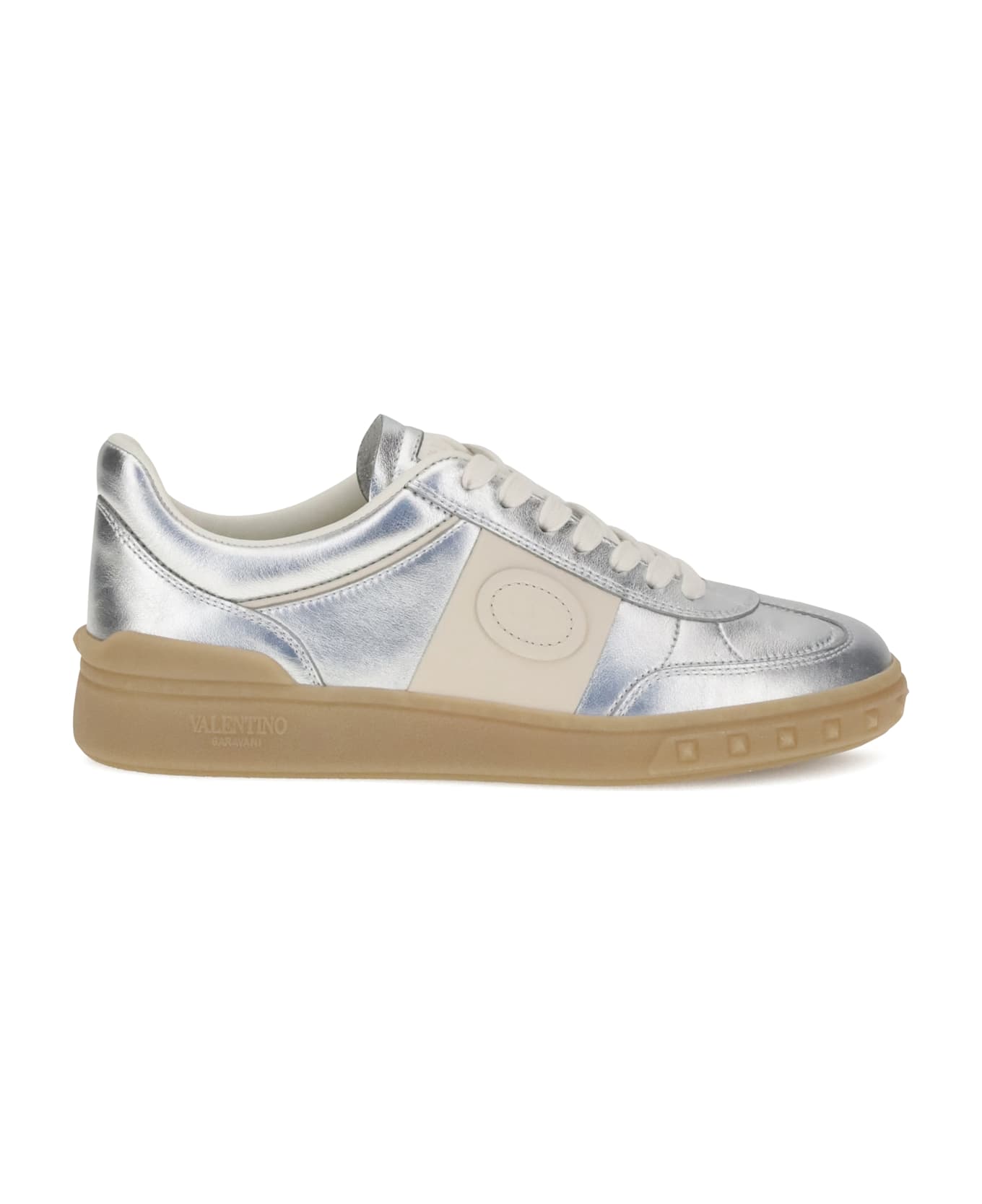 Valentino Garavani Laminated Leather Upvillage Sneakers