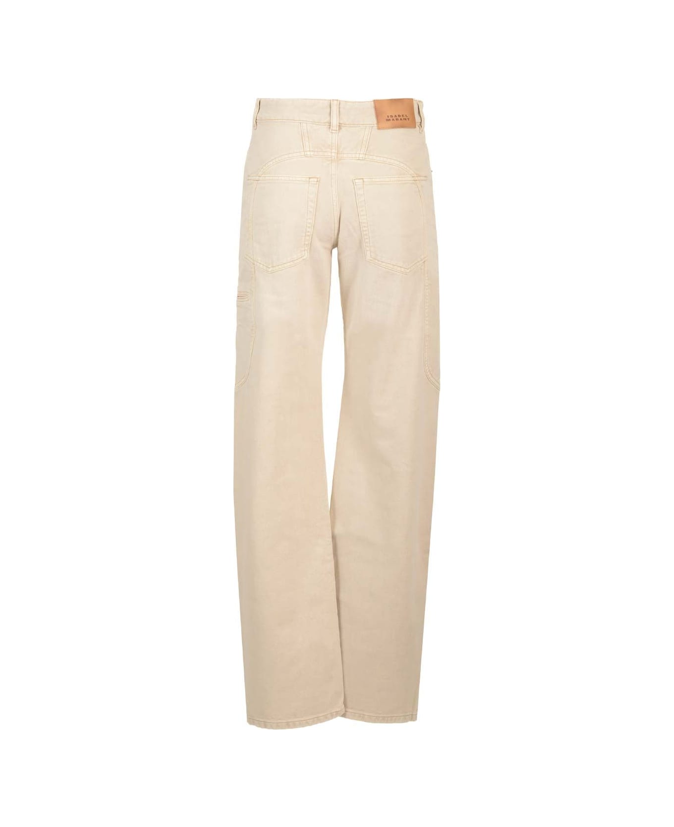 Isabel Marant 
betiane
 Straight Jeans - Beige