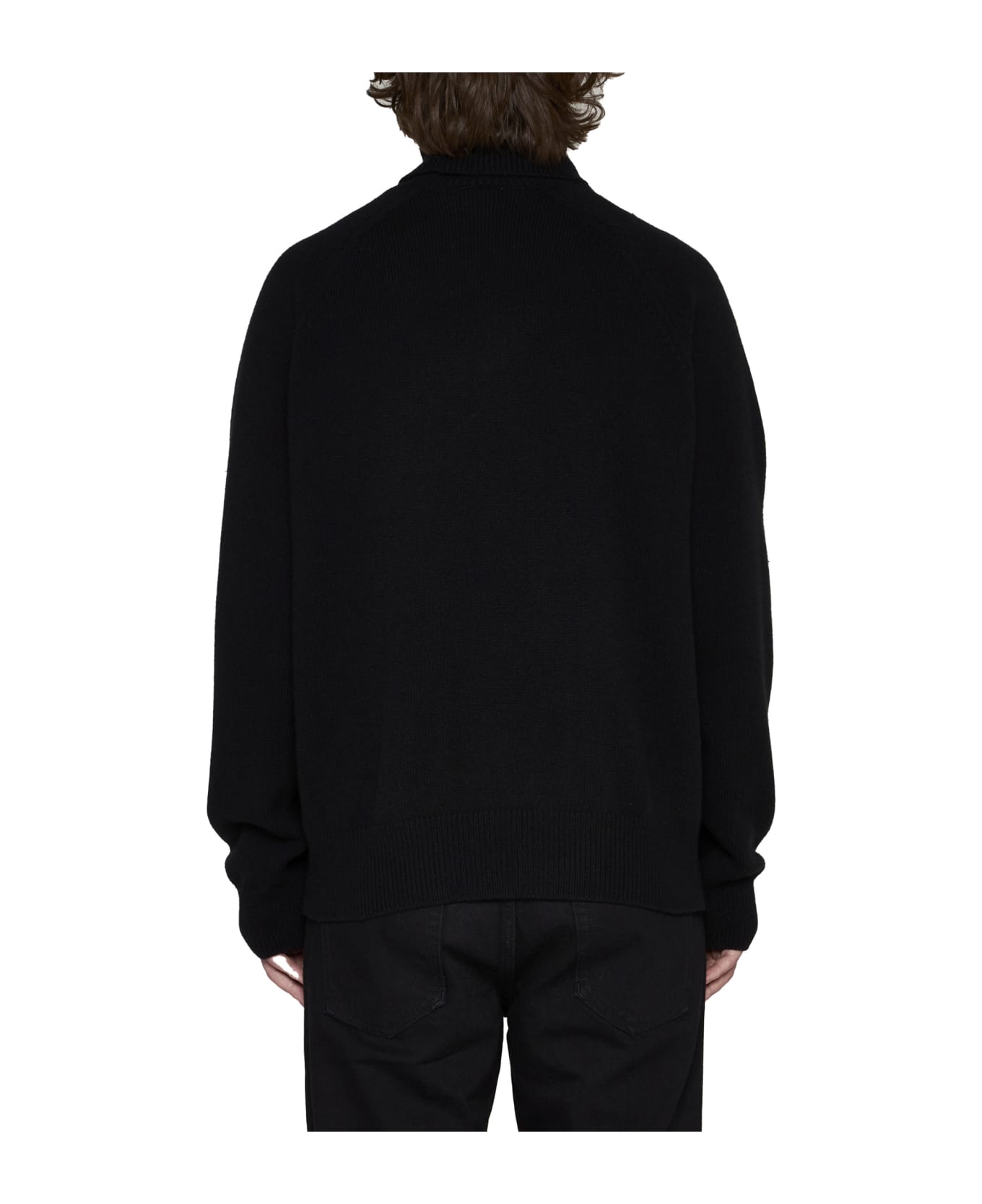 Kenzo 'boke Flower' Turtleneck Sweater - Black
