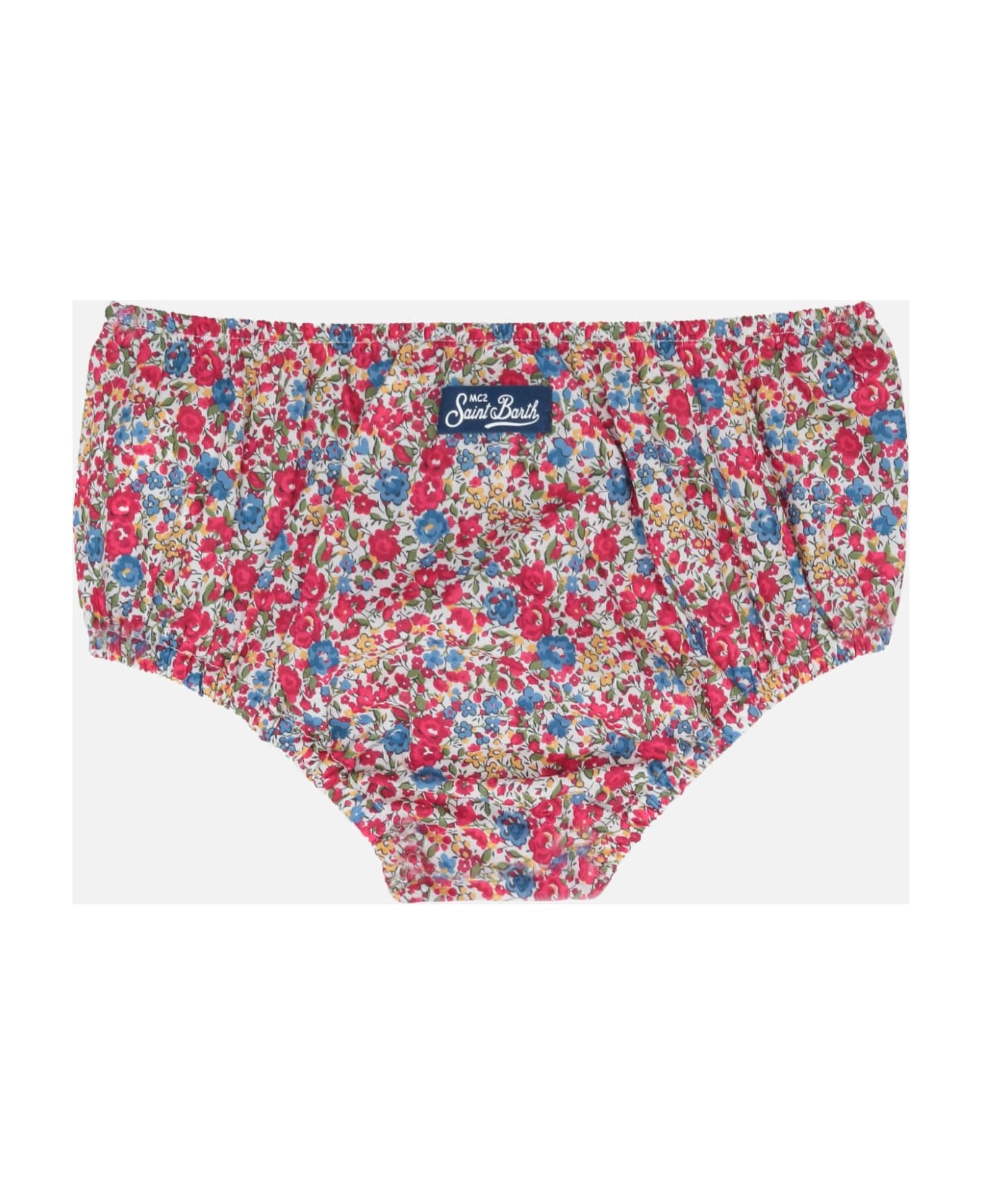 MC2 Saint Barth Infant Bloomers Pimmy With Emma & Georgina Print | Made With Liberty Fabric - RED