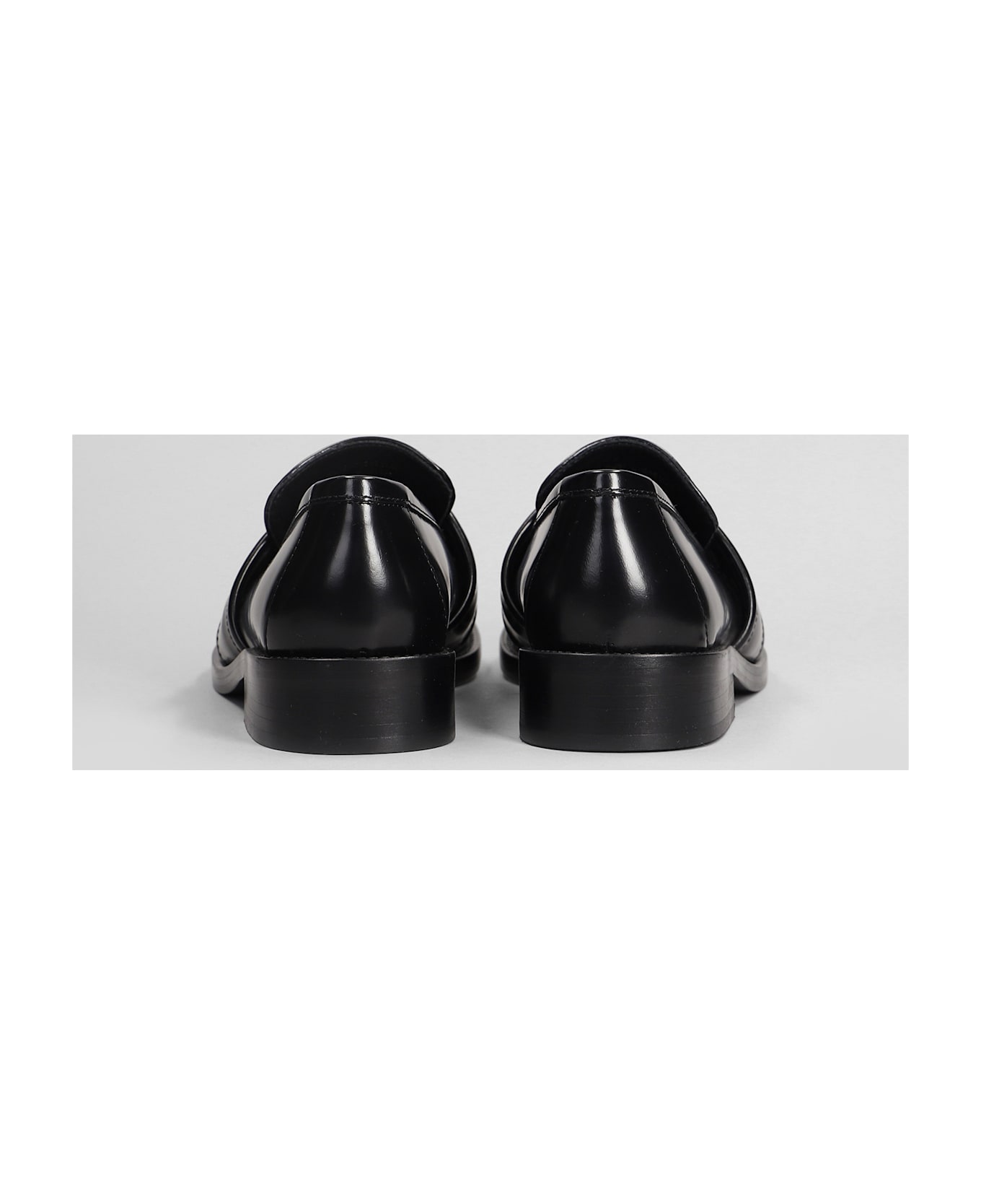 Acne Studios Loafers In Black Leather - black