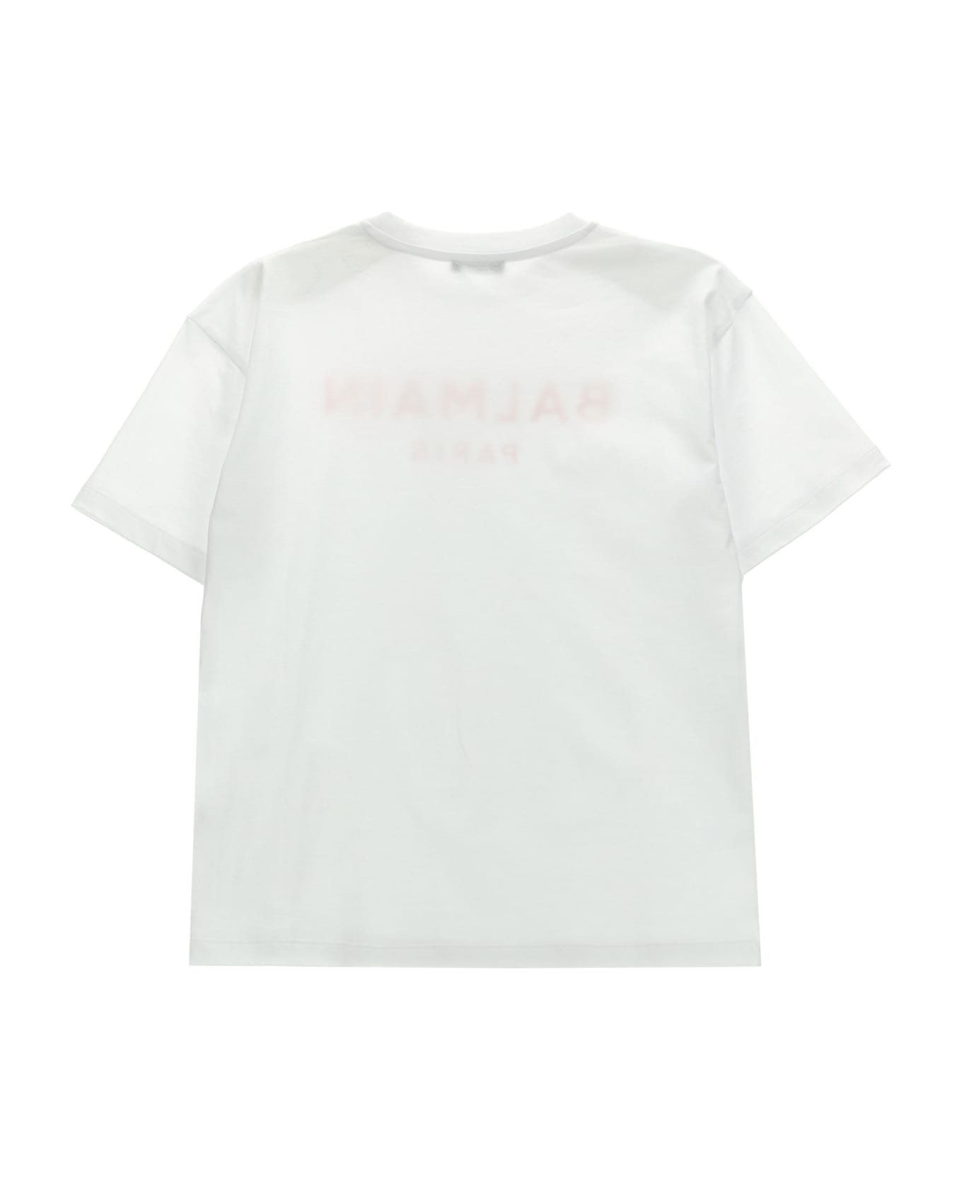 Balmain Logo Print T-shirt - Fu Tシャツ＆ポロシャツ