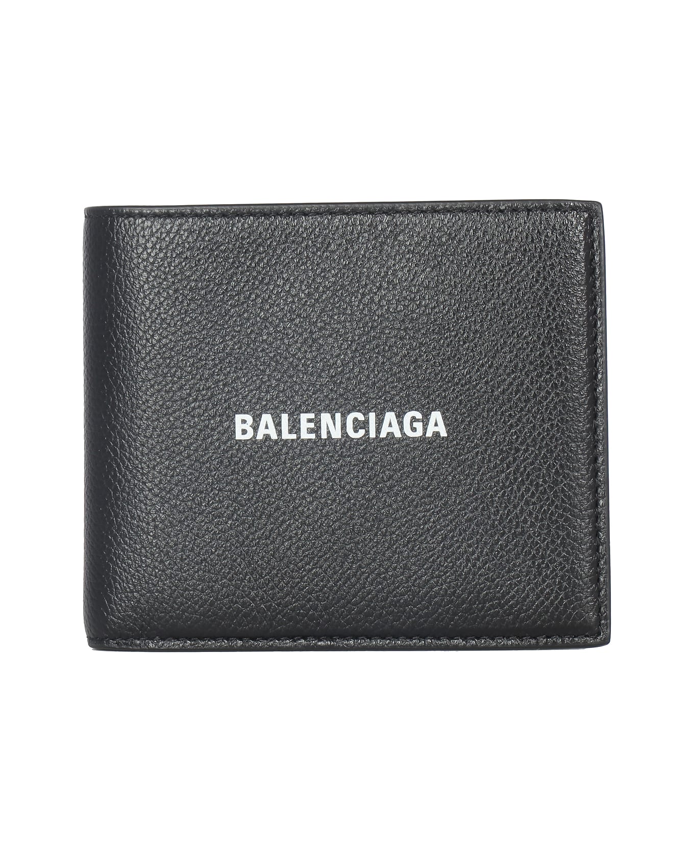 Balenciaga Cash Sq Fold Co Wallet - Black White