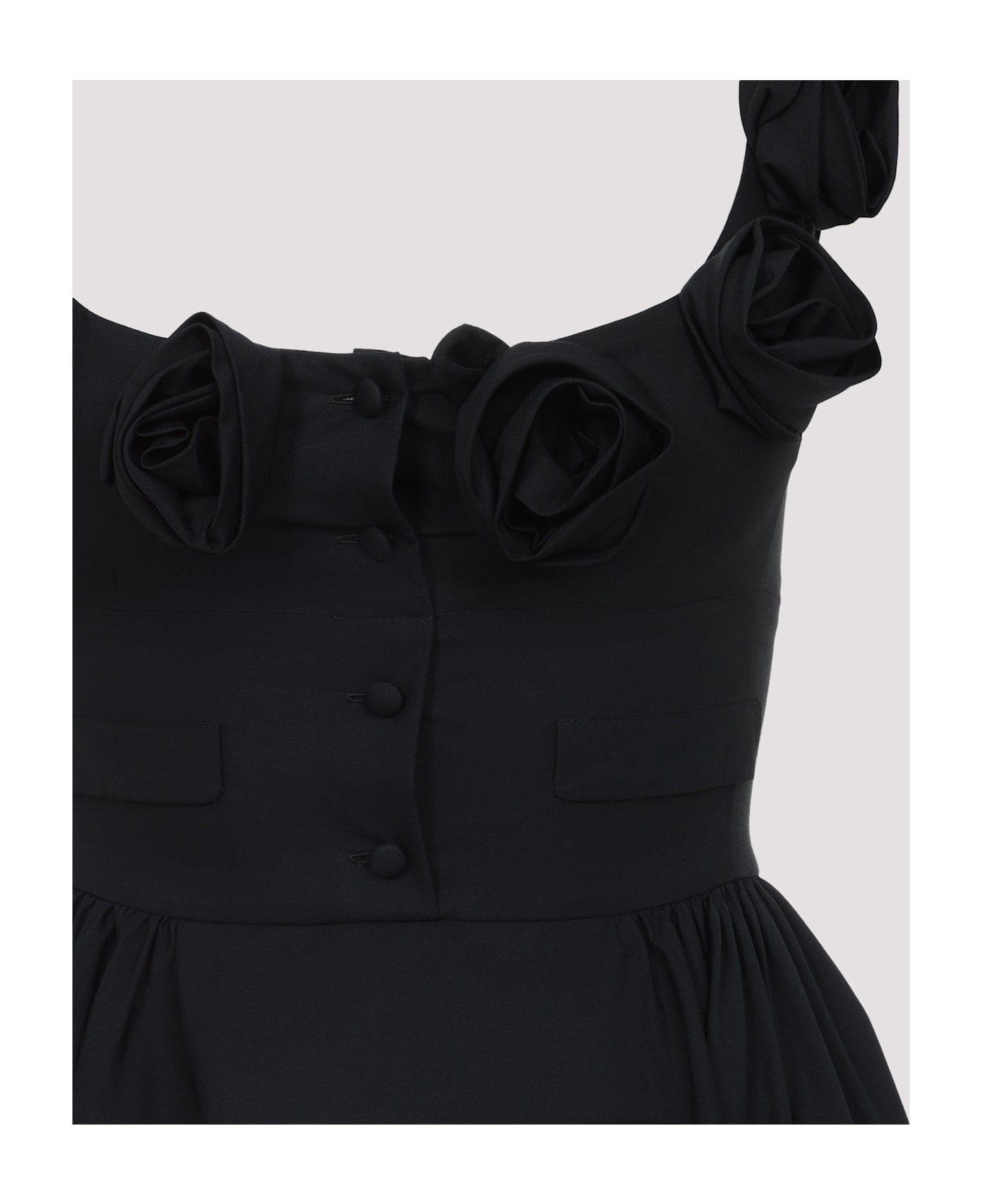 Giambattista Valli Cotton Long Dress - Black