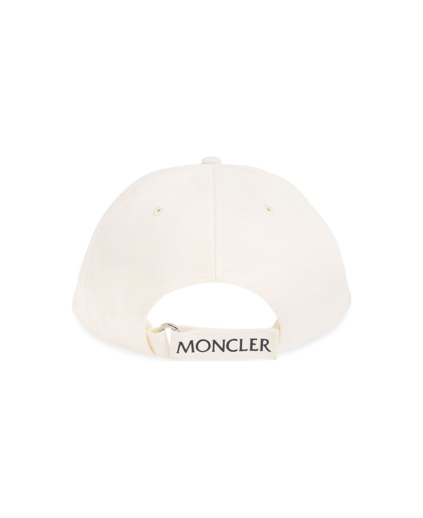 Moncler Logo Patch Baseball Cap - Beige 帽子