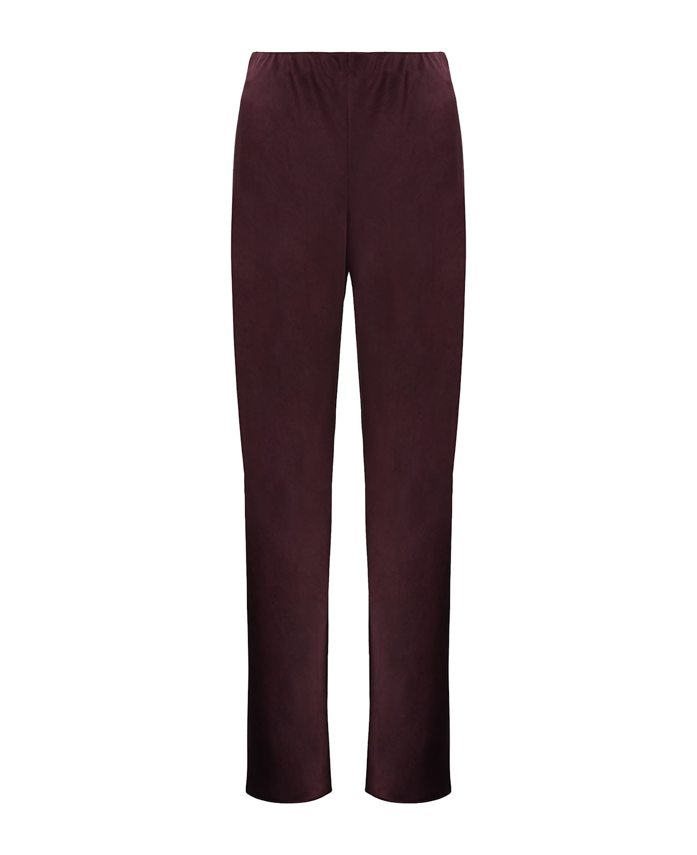 Vince Satin Trousers - Burgundy