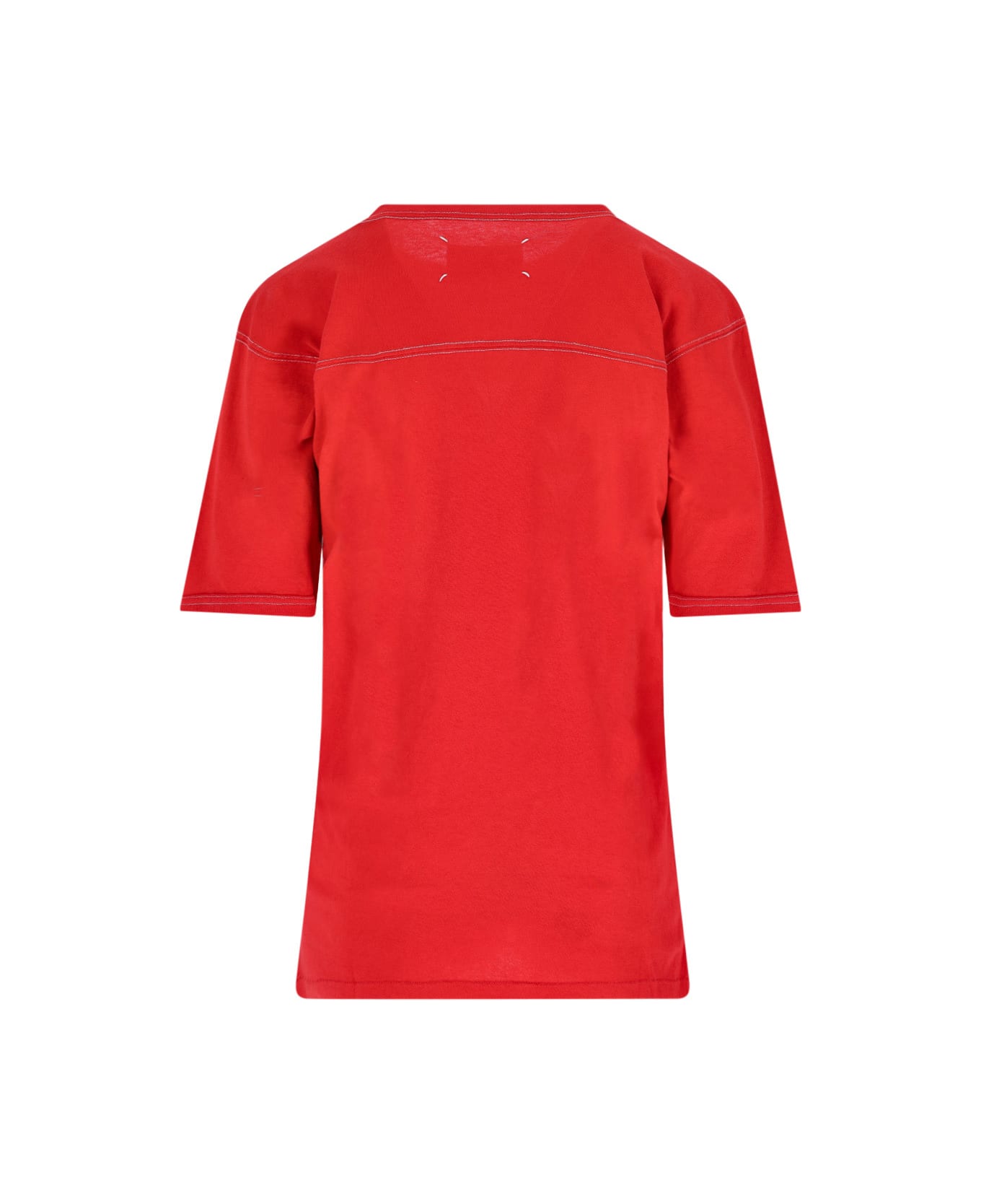 Maison Margiela Logo T-shirt - Red Tシャツ