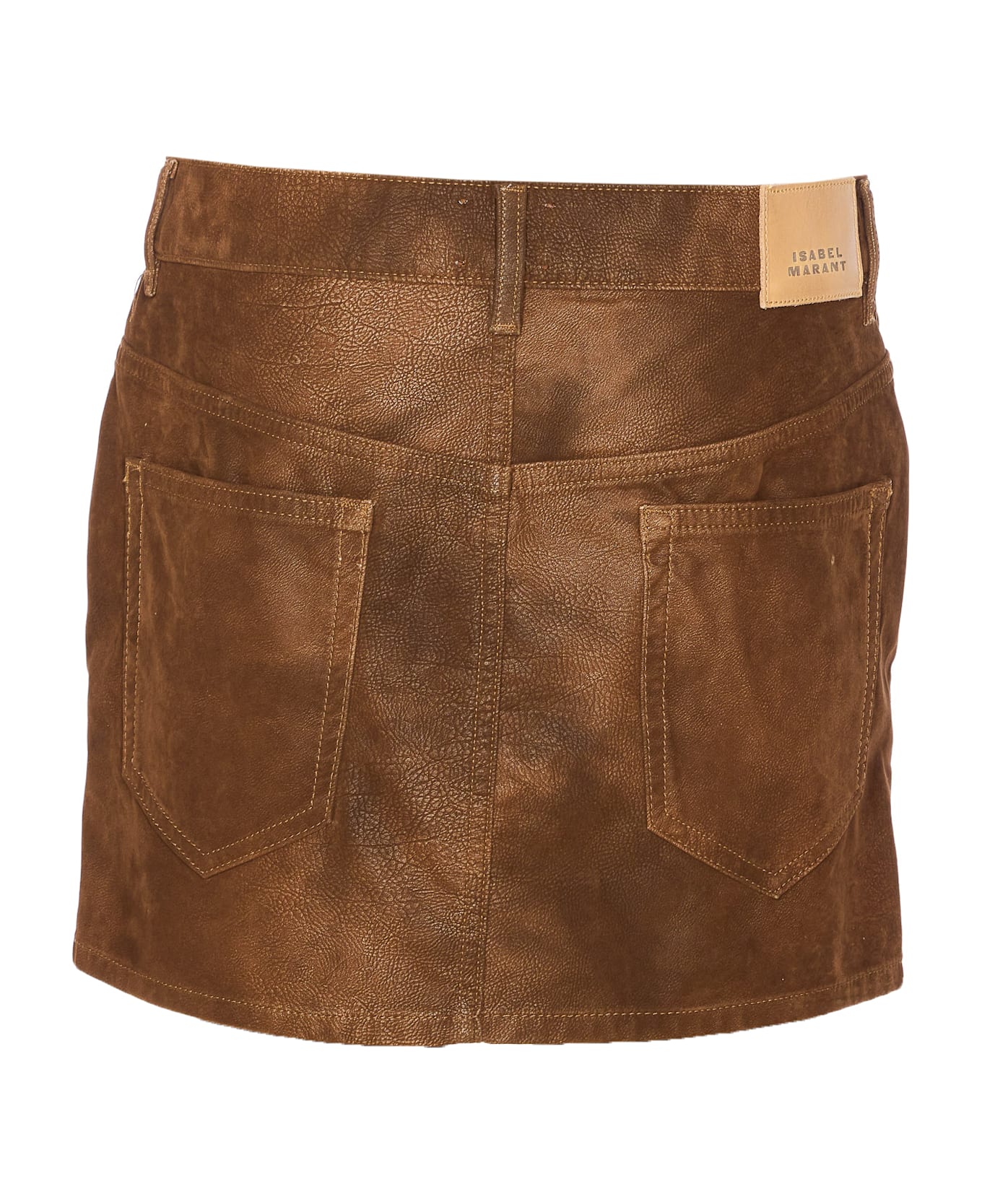 Marant Étoile Kimmy Mini Skirt - Brown