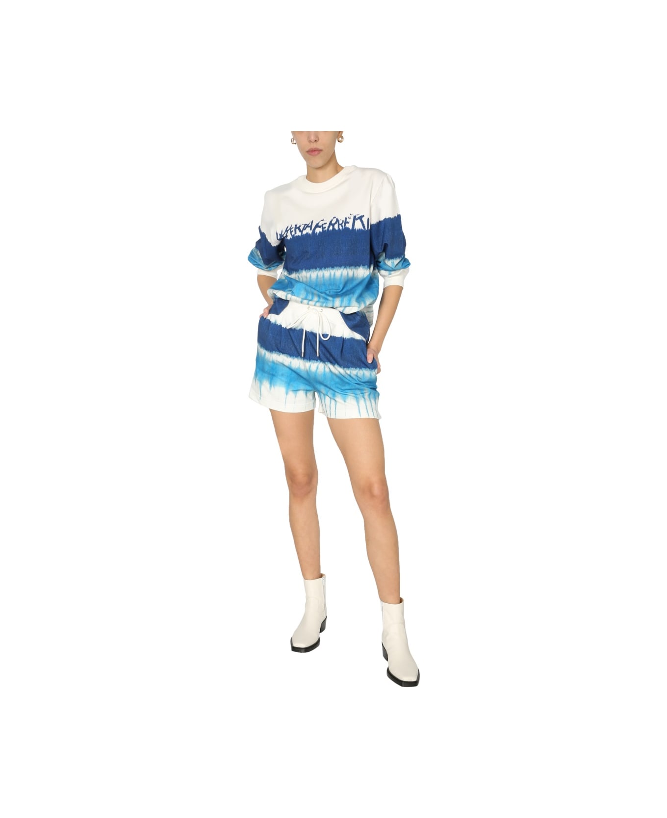 Alberta Ferretti Cotton Shorts - WHITE ショートパンツ