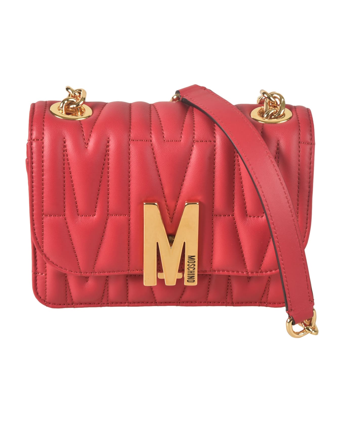 Moschino Quilted Chain Shoulder Bag - 0116
