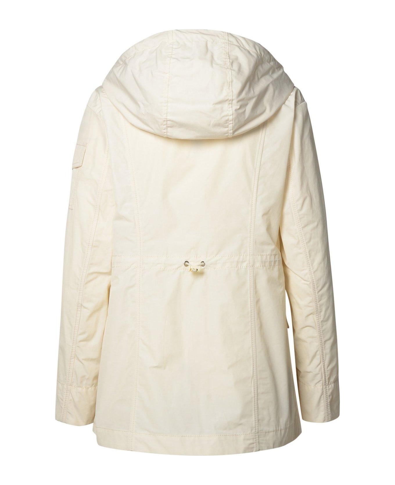 Moncler Leandro Drawstring Hooded Jacket - White