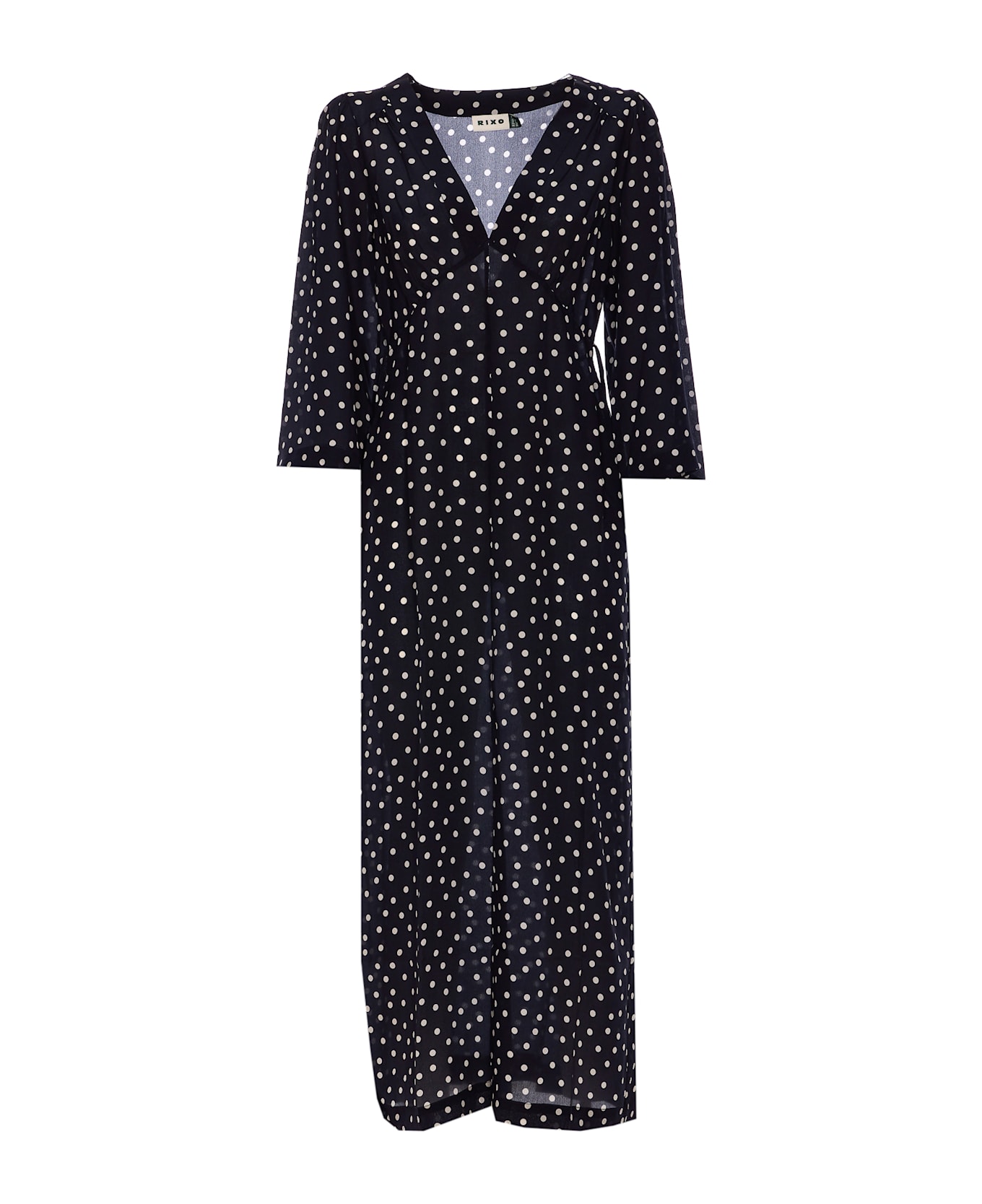 RIXO Dahlia Dress - Blue