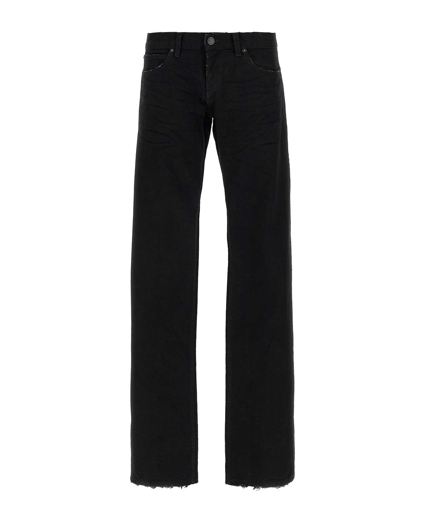 Balenciaga Low Waist Jeans - Black  