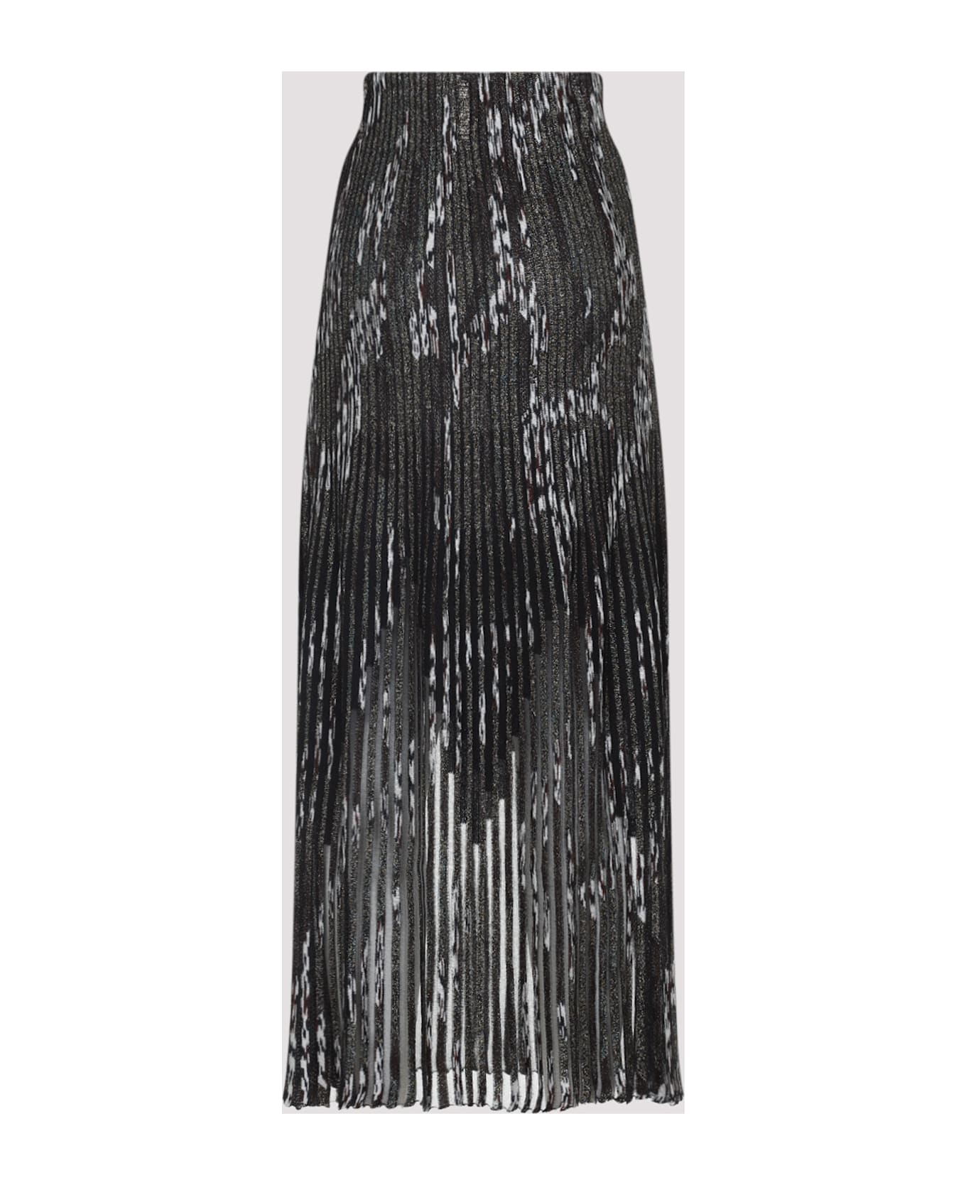 Missoni Viscose Long Skirt - Blk Brown