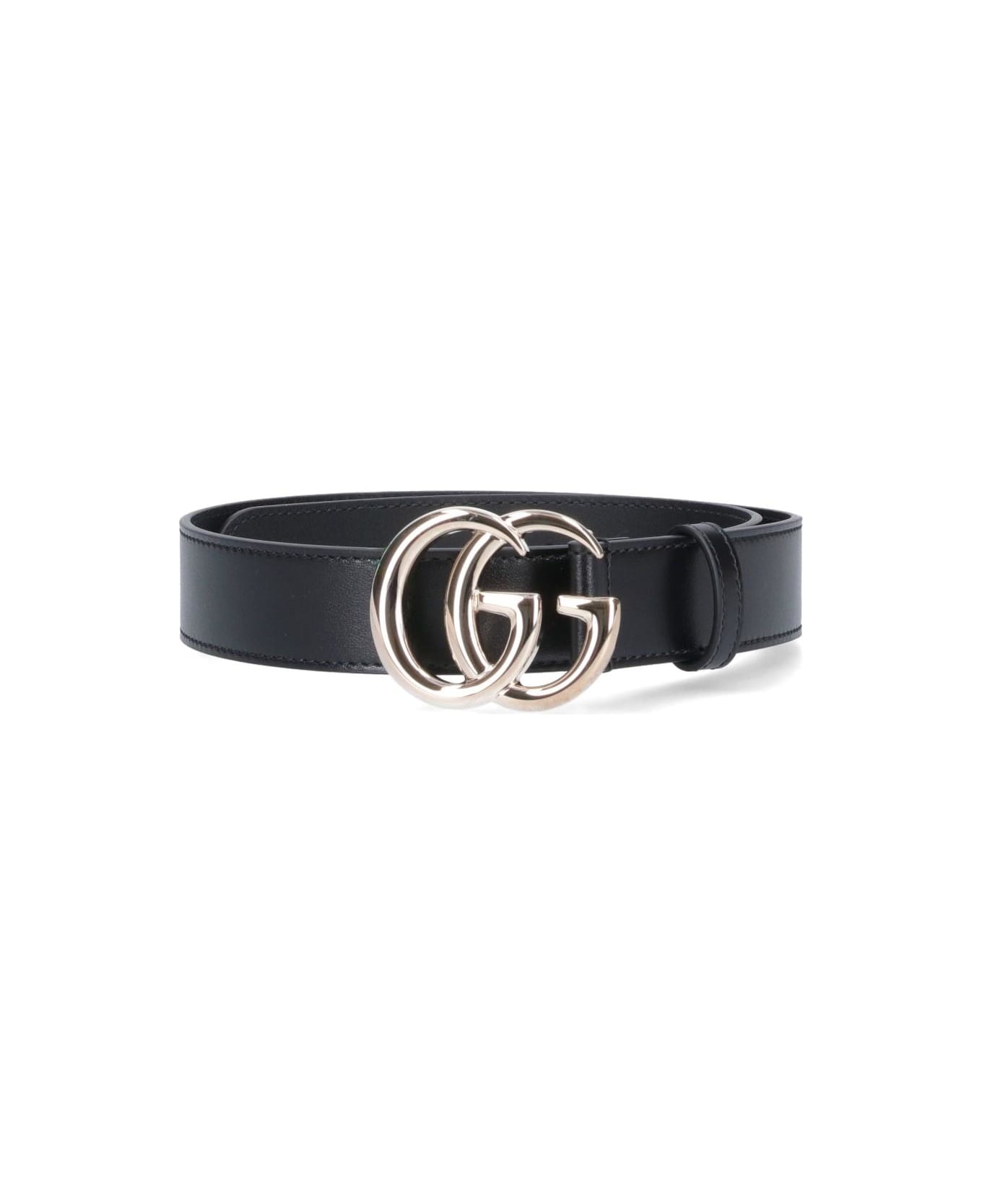 Gucci 
gg Marmont
 Thin Belt - Black