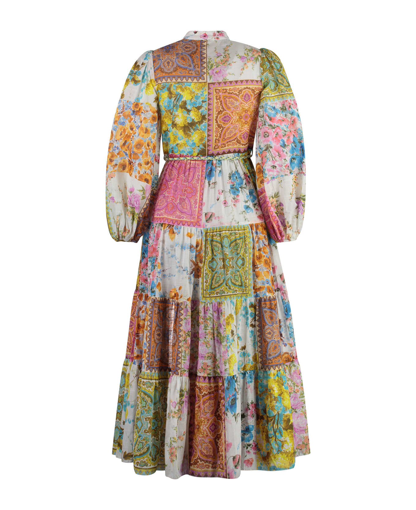 Zimmermann Printed Cotton Dress - Multicolor