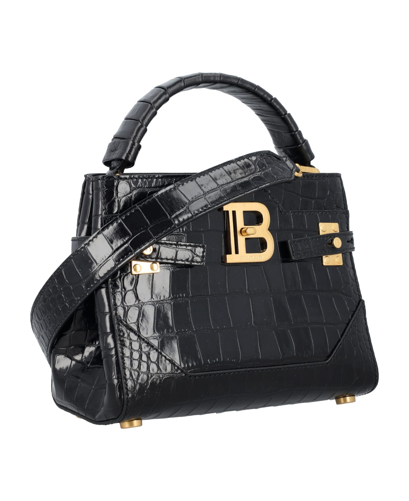 Balmain B-buzz 22 Hand Bag - BLACK