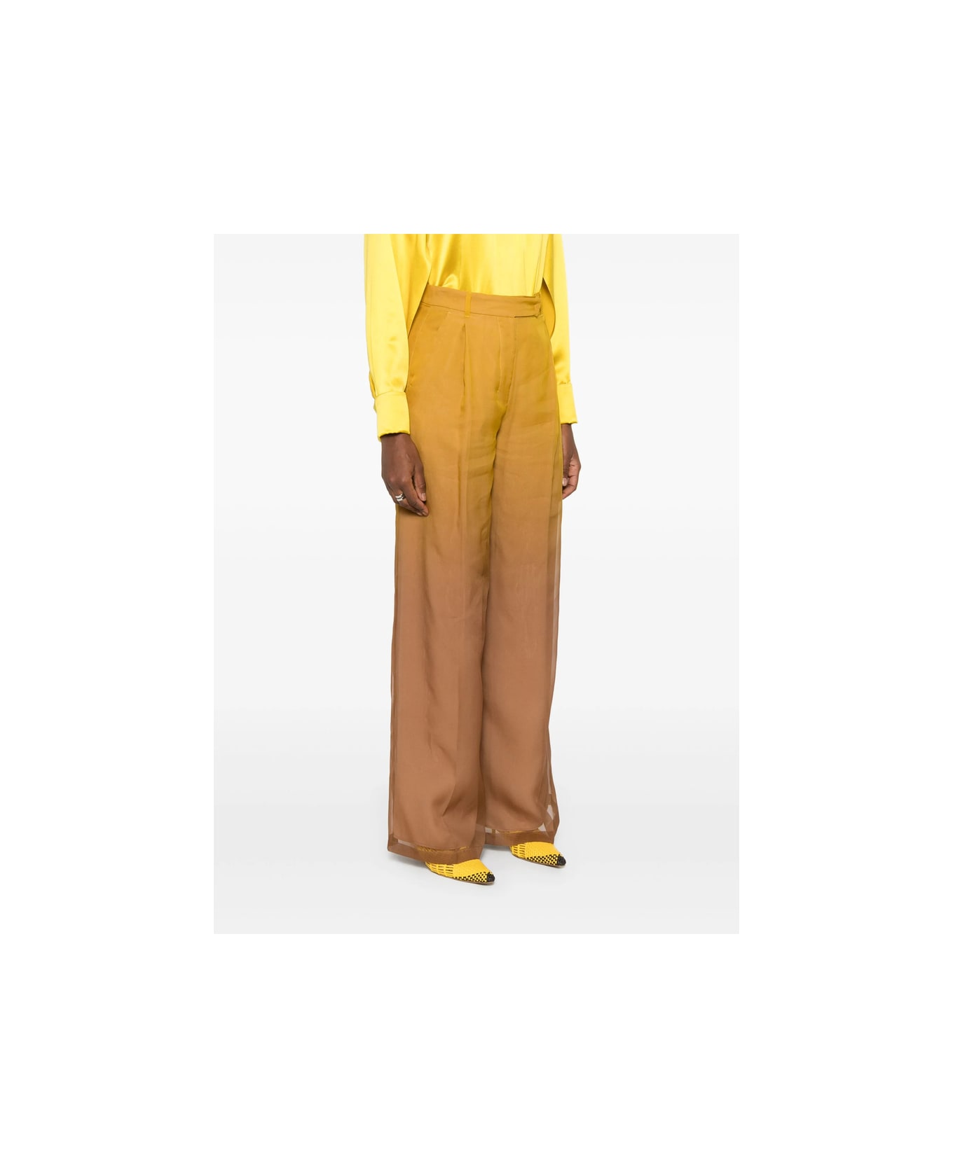 Max Mara Pianoforte Pant - YELLOW