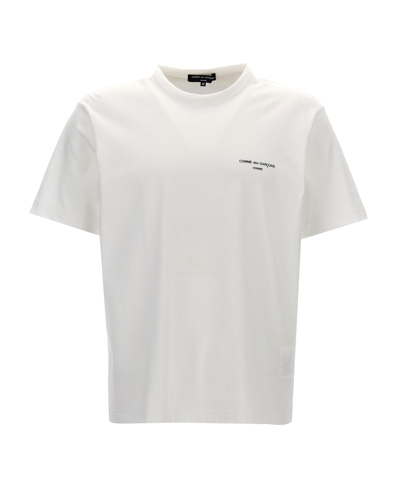 Comme des Garçons Homme Logo Print T-shirt - White