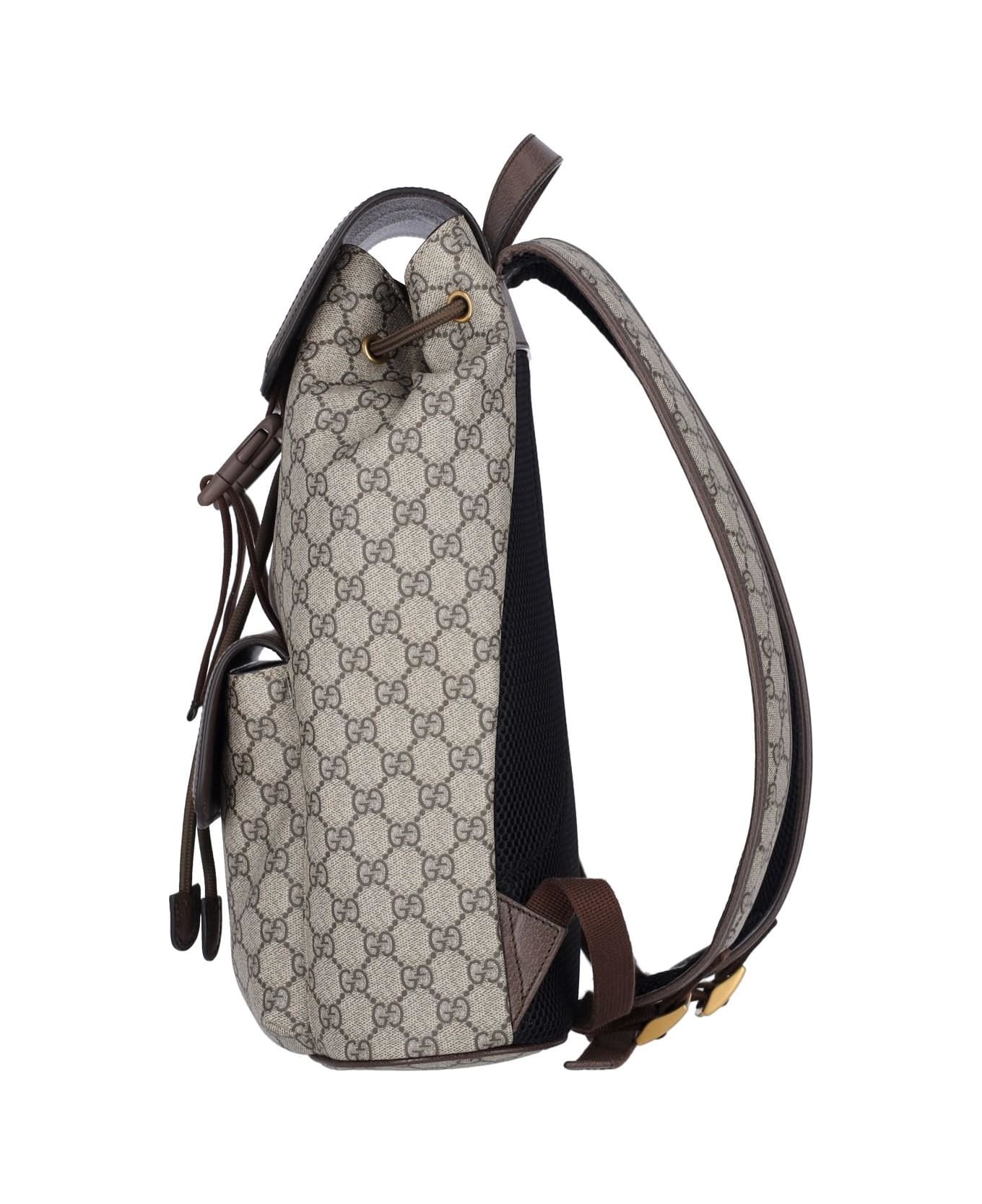 Gucci Small Backpack 'ophidia' - Beige