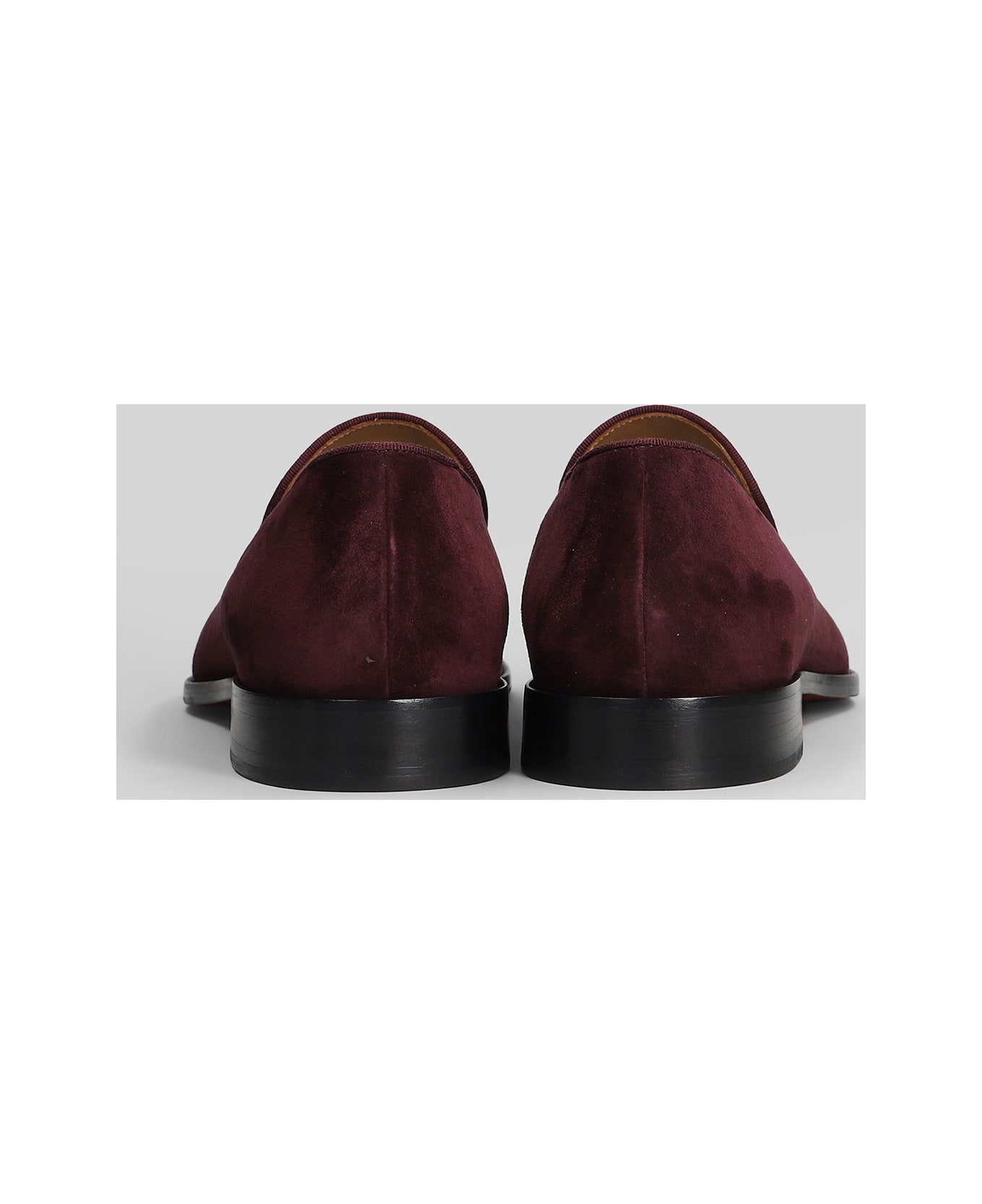 Christian Louboutin Danny Flex Loafers In Viola Suede - Viola