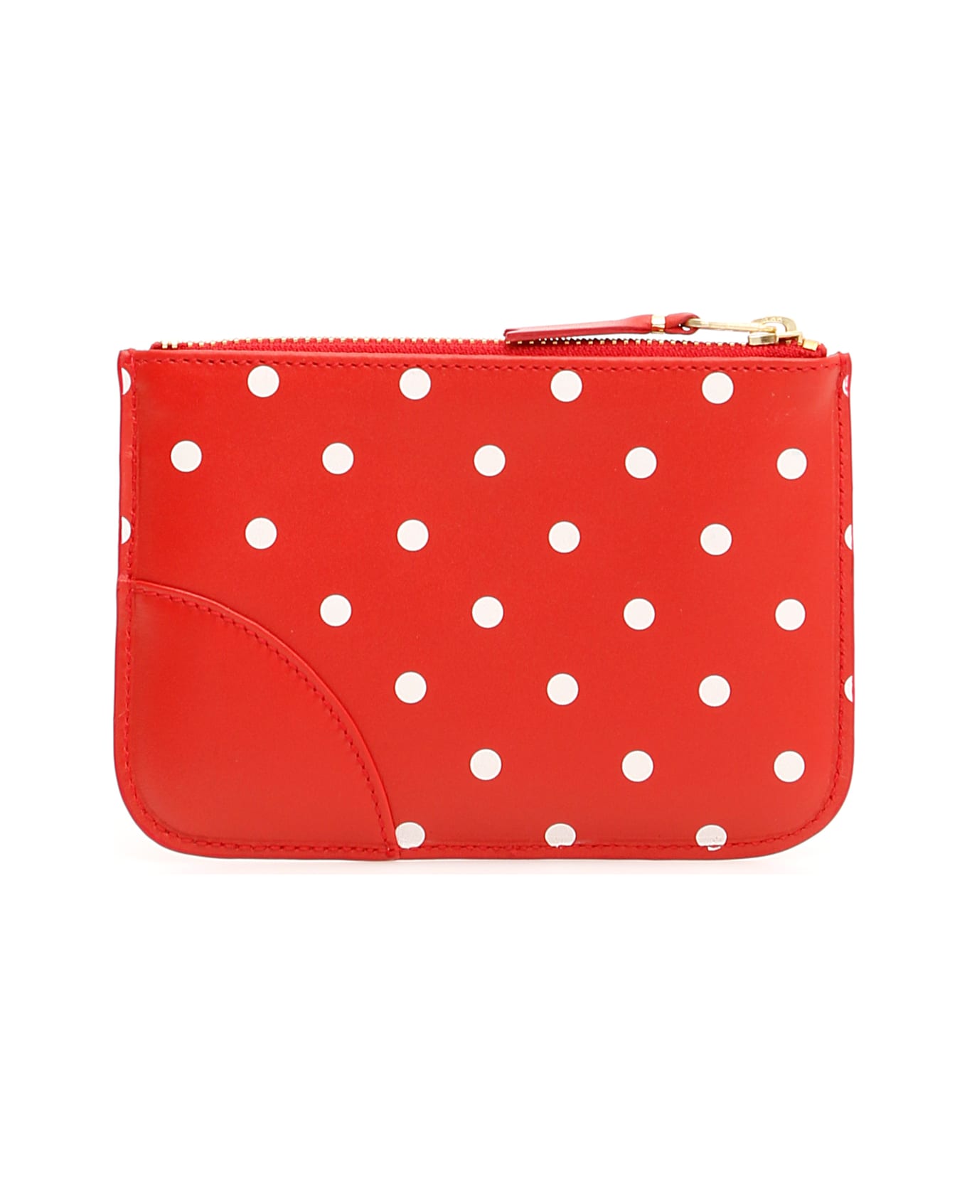 Comme des Garçons Wallet Polka Dots Pouch - Red Red