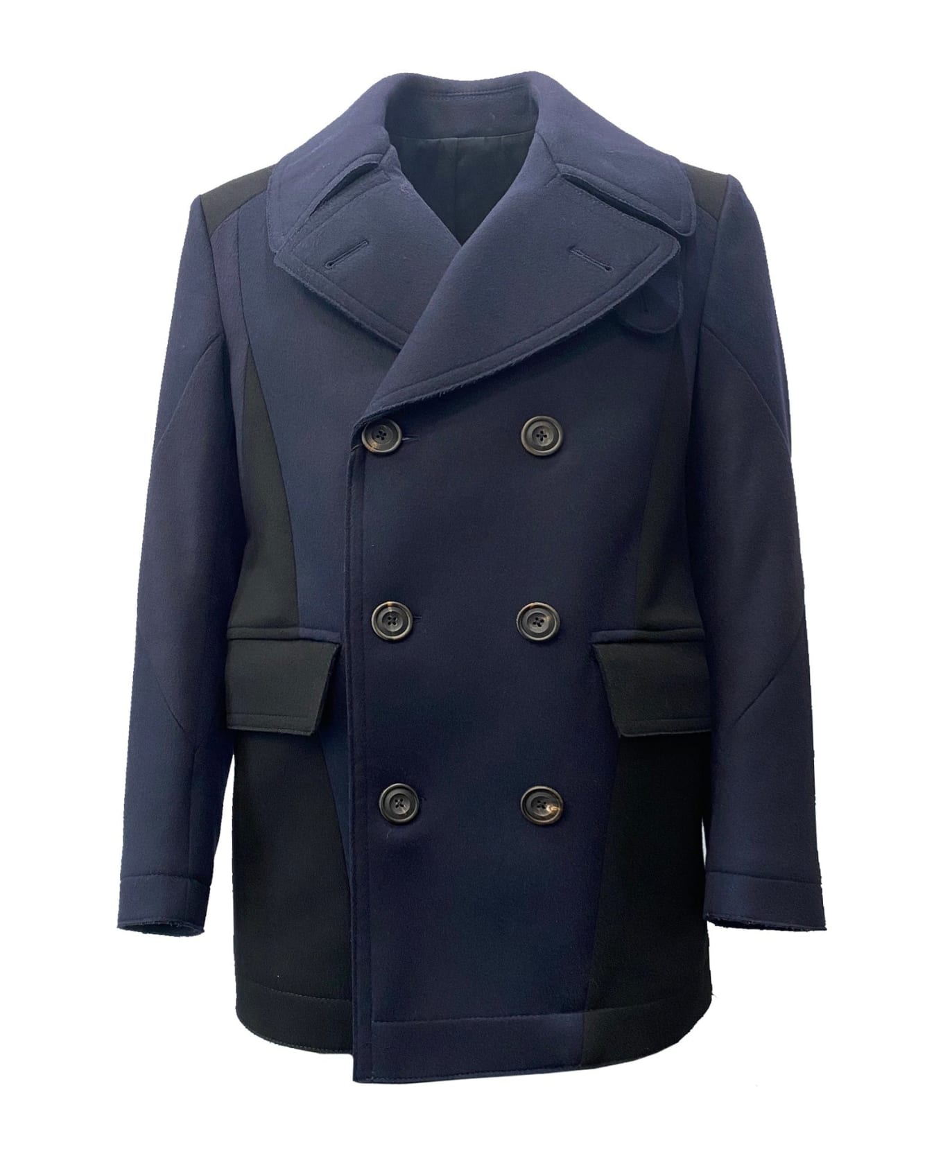 Alexander McQueen Wool Jacket - Blue コート