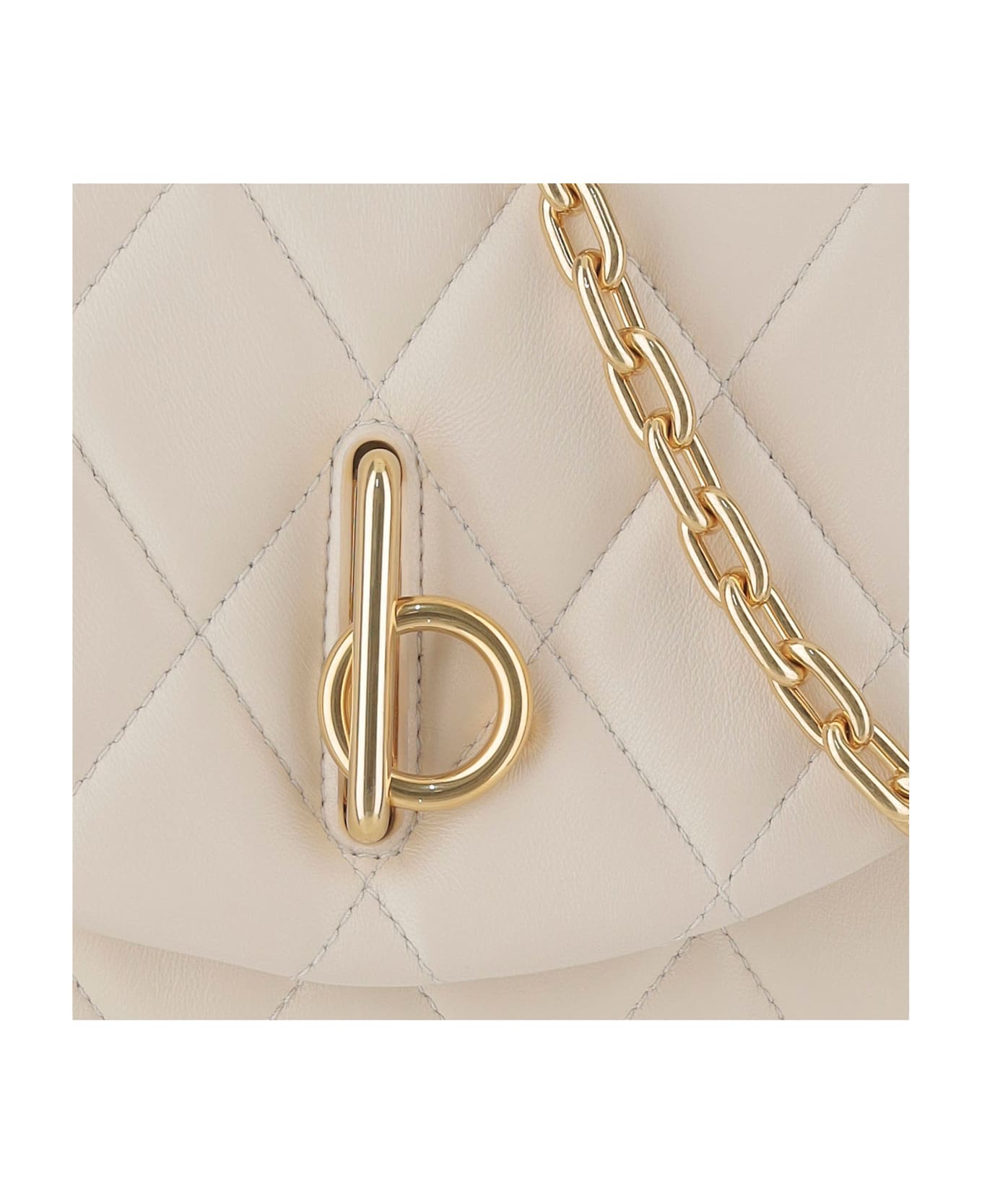 Burberry Quilted Leather Rocking Horse Bag - Soap