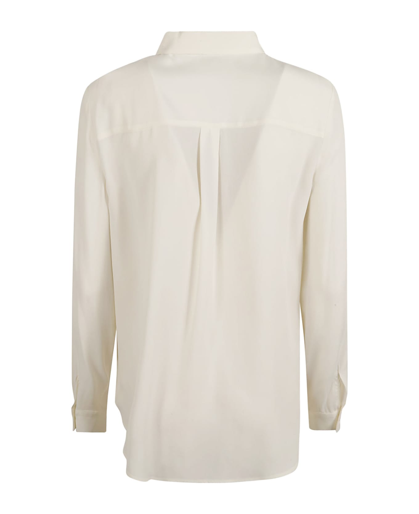 Pinko Long-sleeved Buttoned Shirt - White