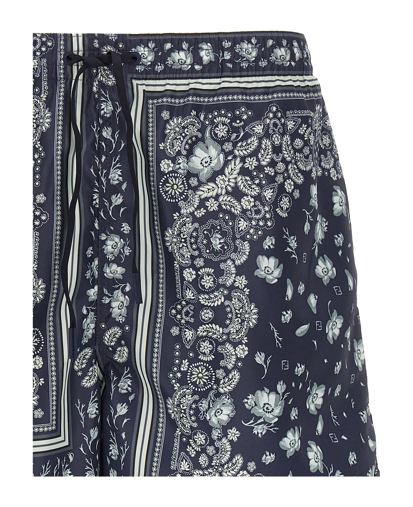 Fendi 
coral Bandana
 Swimsuit - Blue スイムトランクス