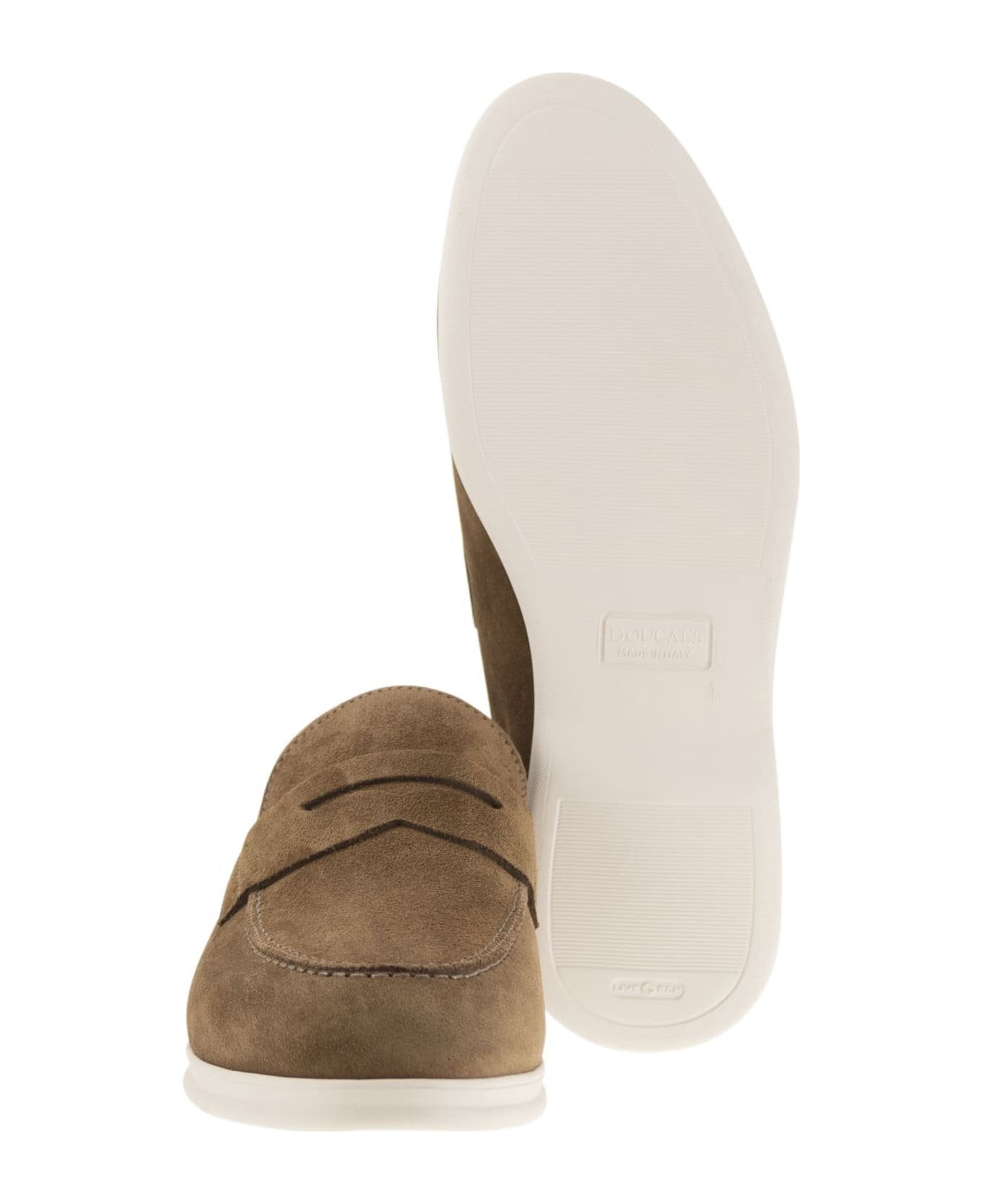 Doucal's Penny - Suede Moccasin - Beige