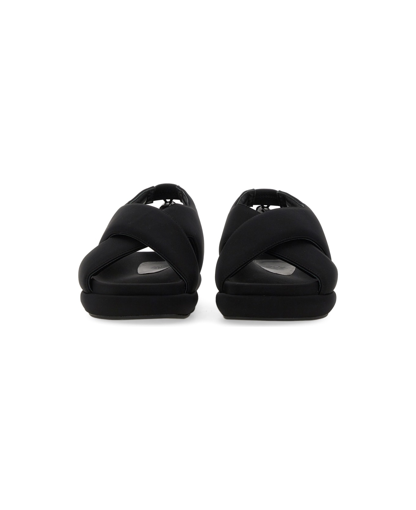 GIA BORGHINI Chunky Sandal. - BLACK