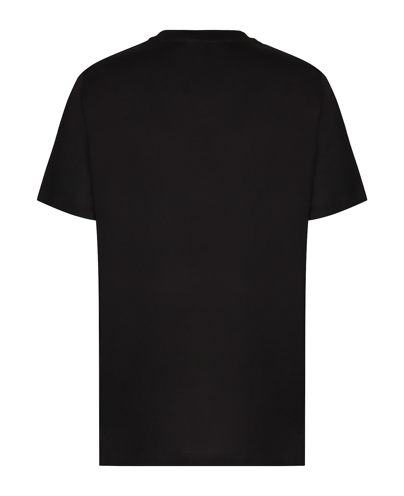 Prada Cotton Crew-neck T-shirt - black