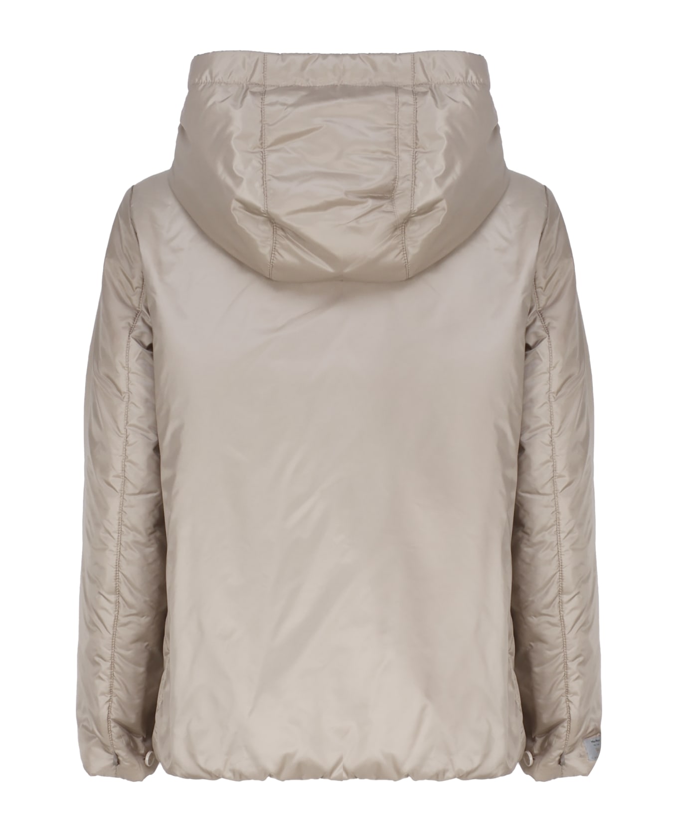 Max Mara The Cube Travel Jacket In Drip-proof Technical Canvas - Dirty ice
