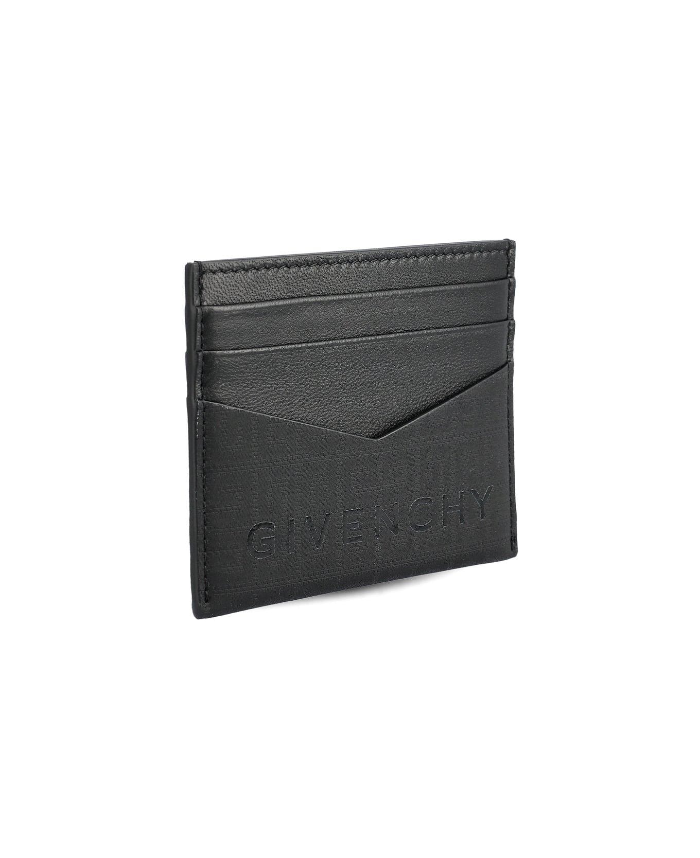 Givenchy PATCHED Allover 4g Pattern Cardholder - Black