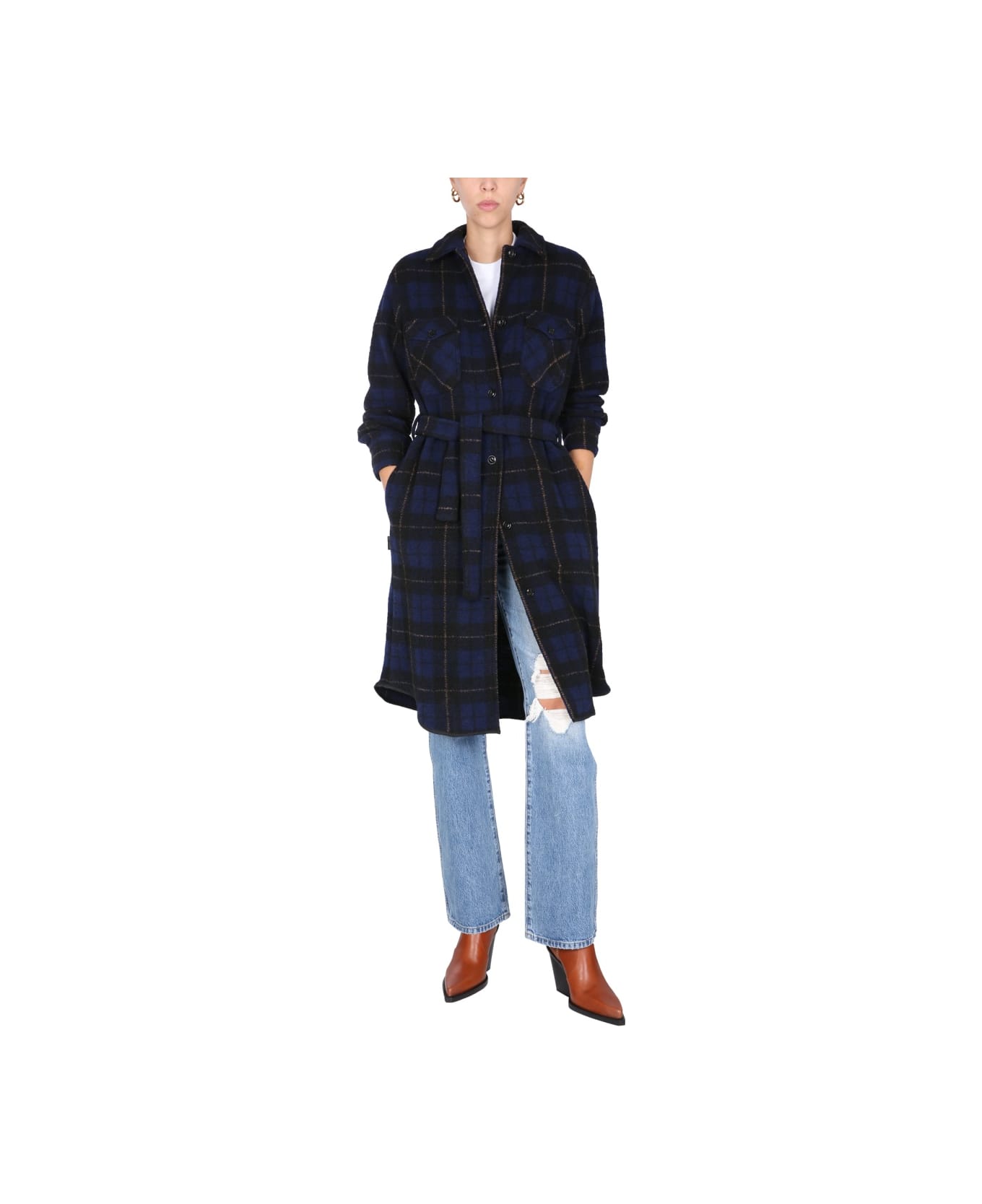 Woolrich "gentry" Trench - BLUE