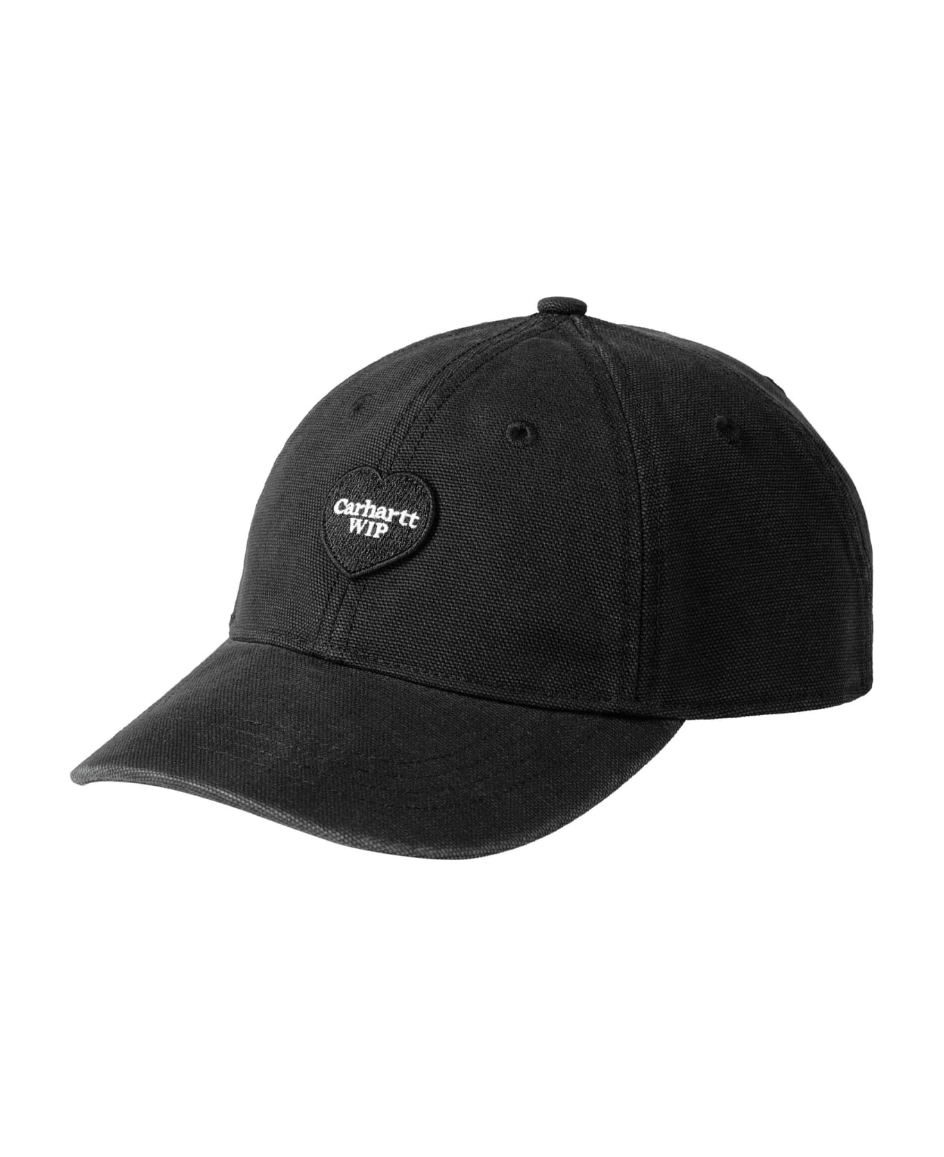 Carhartt Black Cotton Baseball Cap - Black
