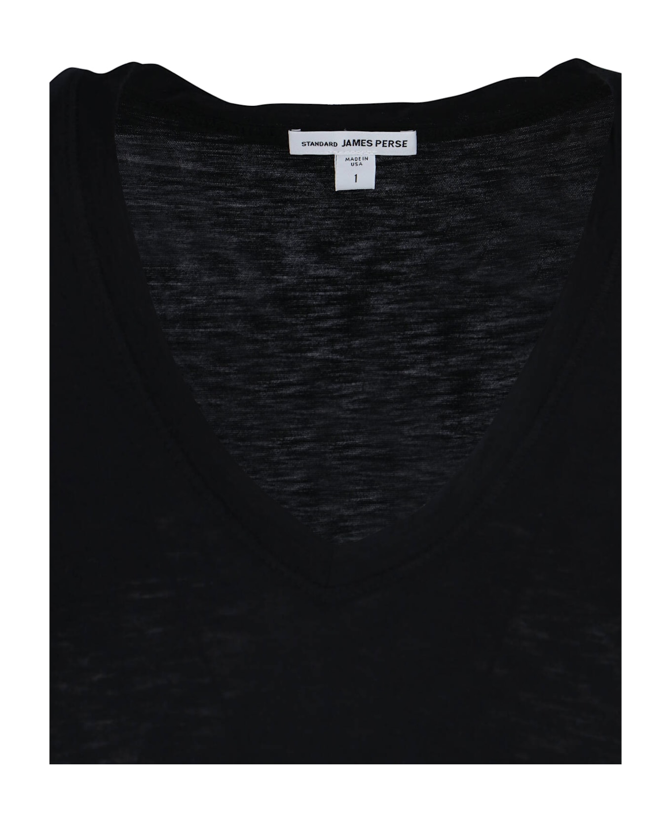 James Perse V-neck T-shirt - Black  