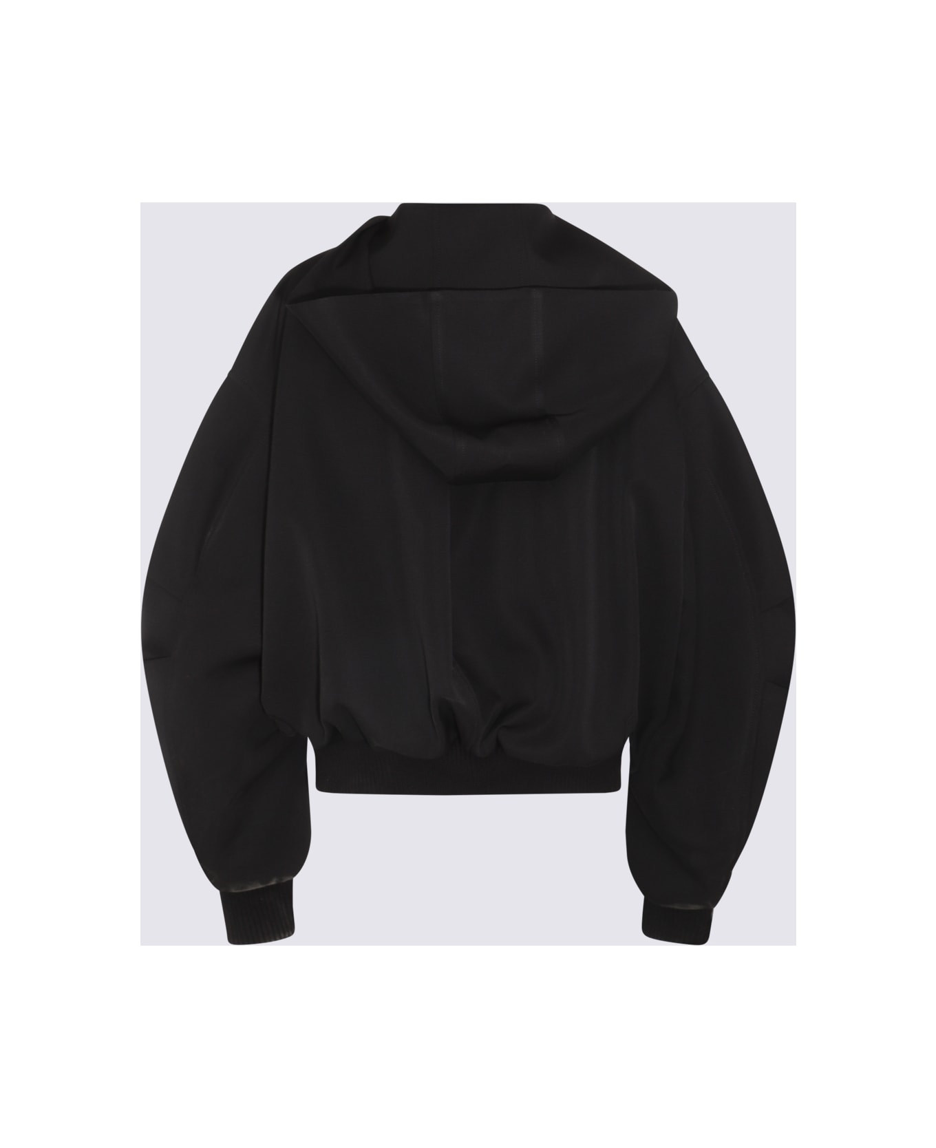 The Attico Black Wool Casual Jacket - Black