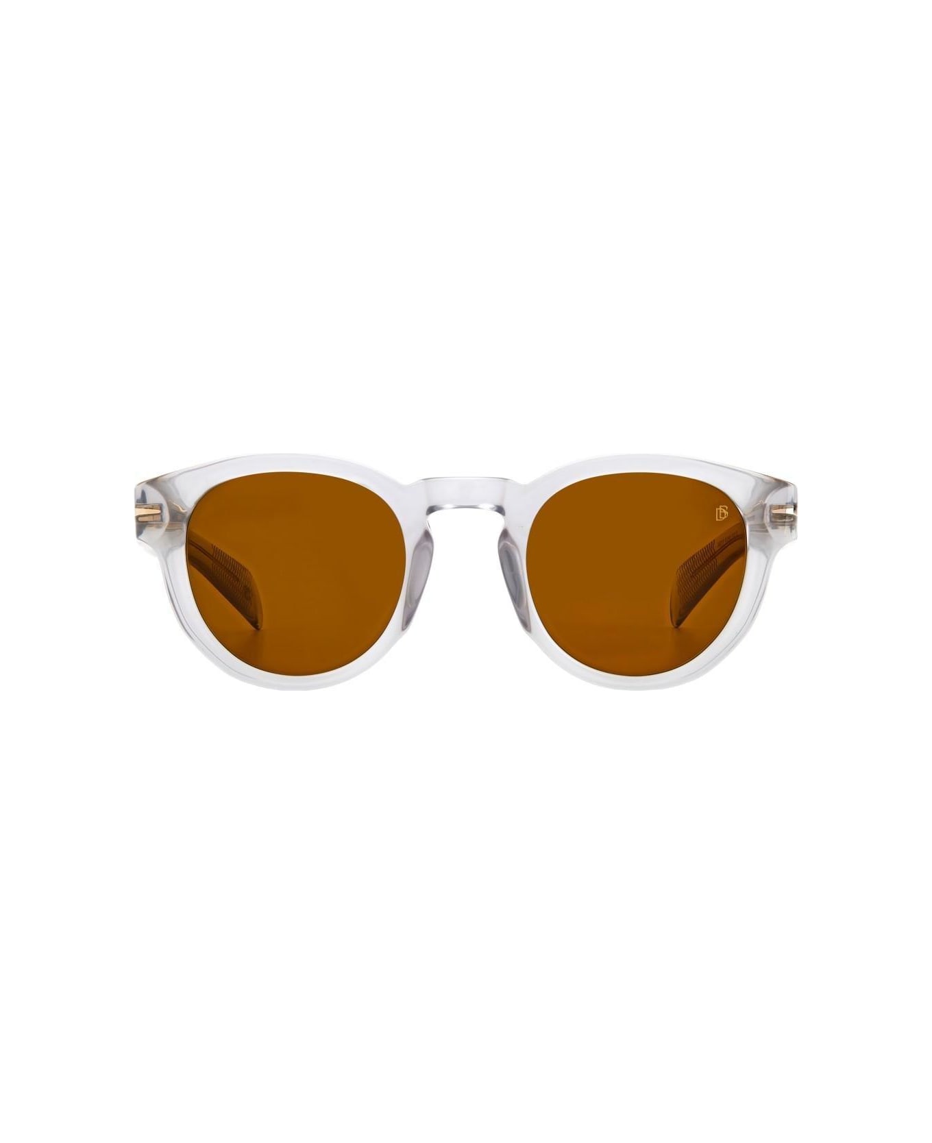 DB Eyewear by David Beckham Round Frame Sunglasses - KB7/70 GREY